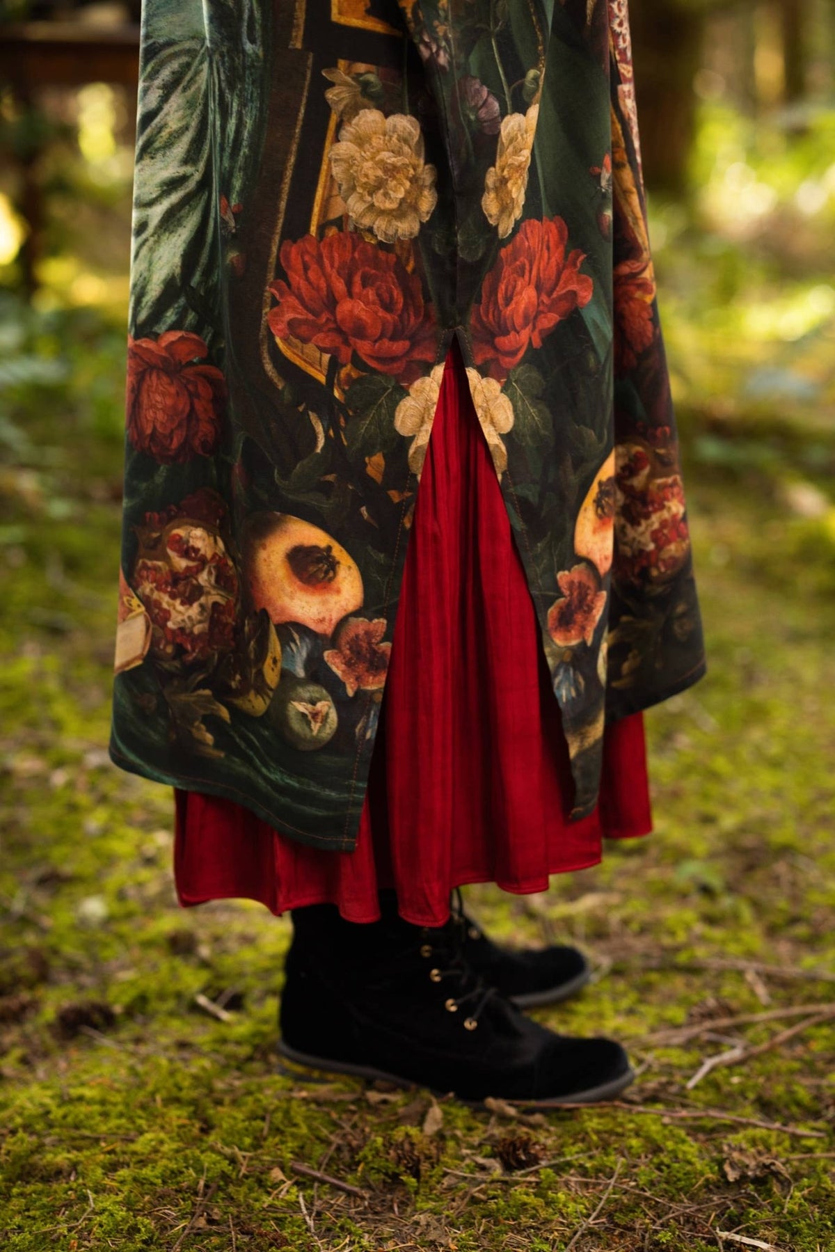 Preorder Ships In November Solstice Opera Duster Kimono Robe ft. Persephone, Moon & Owl - Boho Wanderlust Boutique Market of Stars (USA)
