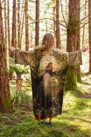Preorder Ships In November The Dawning Opera Duster Kimono Robe ft. Ophelia & Fawn - Boho Wanderlust Boutique Market of Stars (USA)