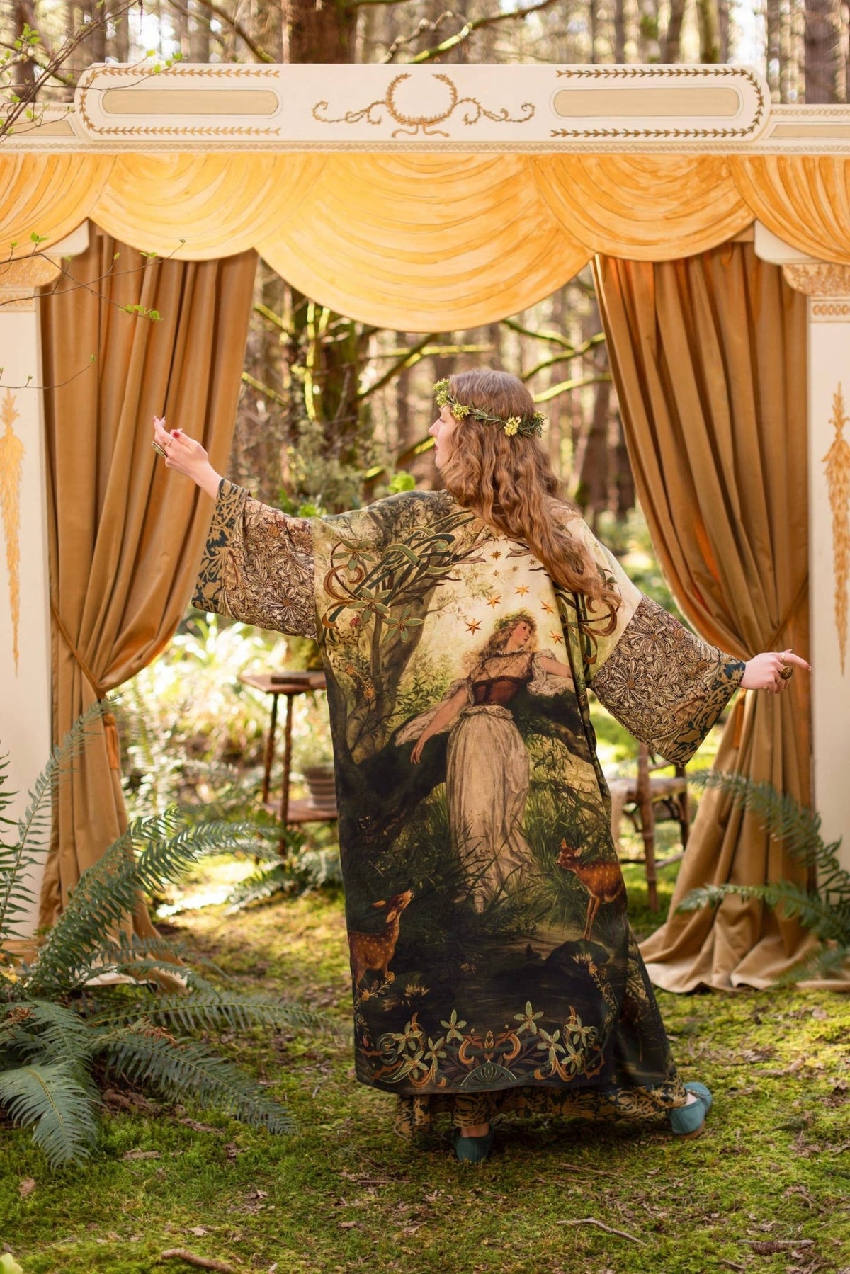 Preorder Ships In November The Dawning Opera Duster Kimono Robe ft. Ophelia & Fawn - Boho Wanderlust Boutique Market of Stars (USA)