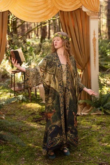Preorder Ships In November The Dawning Opera Duster Kimono Robe ft. Ophelia & Fawn - Boho Wanderlust Boutique Market of Stars (USA)