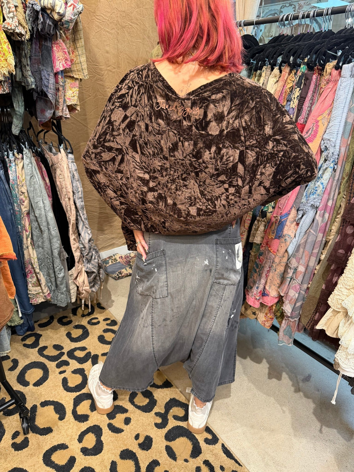 Presale Ships In November Be Free Top Crushed Velvet - Boho Wanderlust Boutique Jaded Gypsy