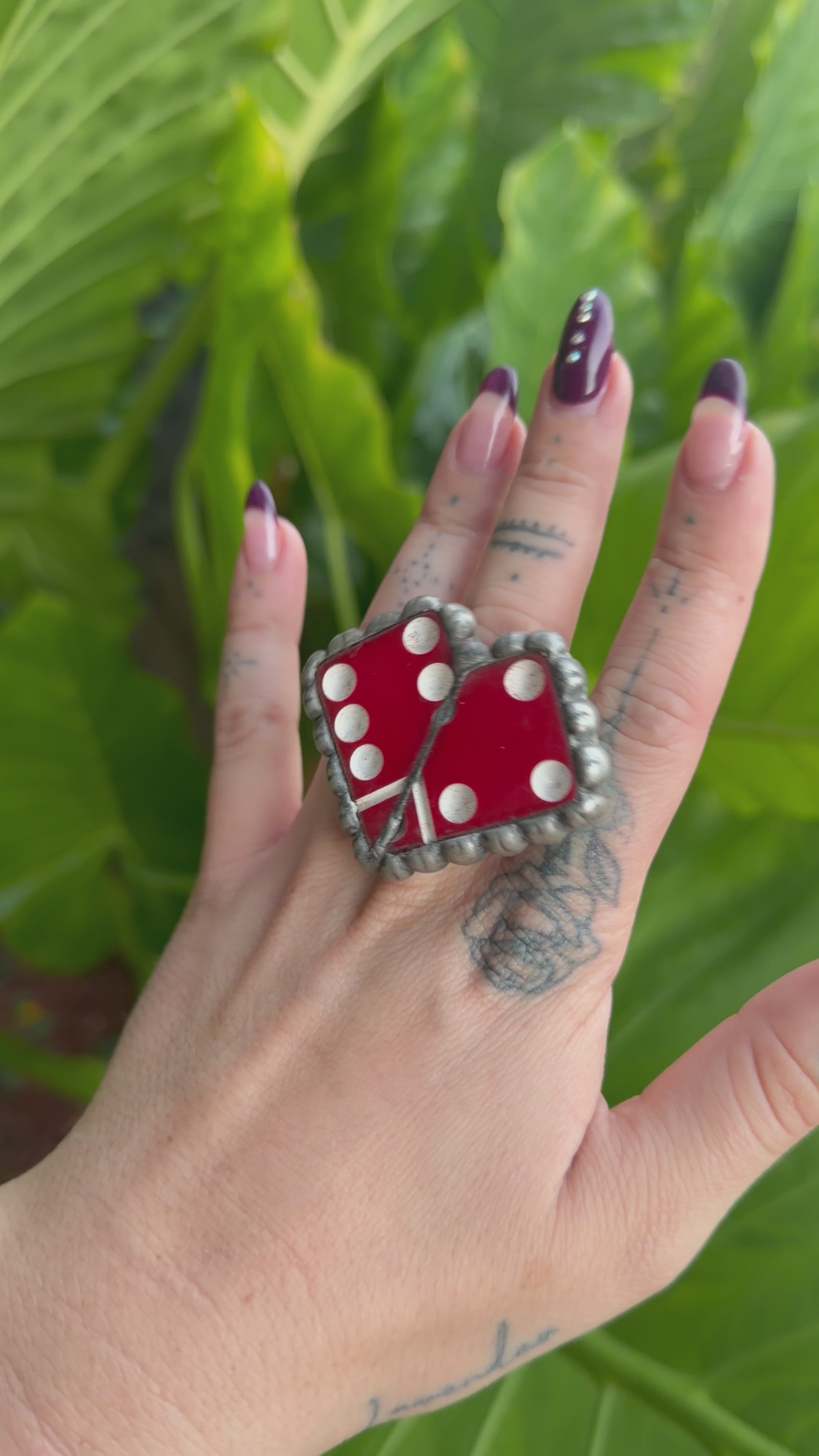 Heart Domino Ring