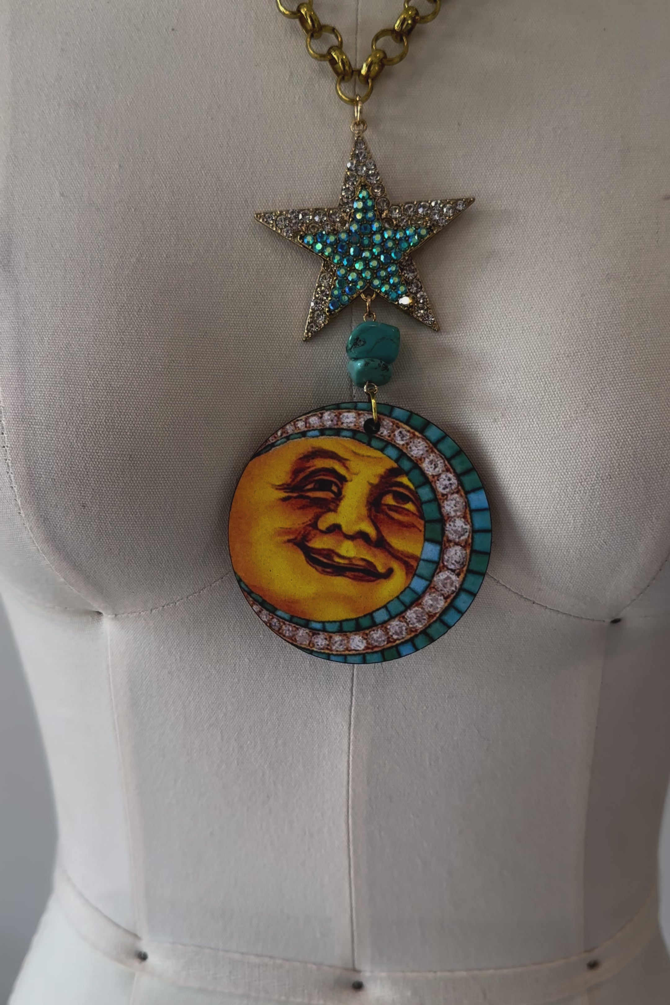 Good Night Sweet Moon Necklace
