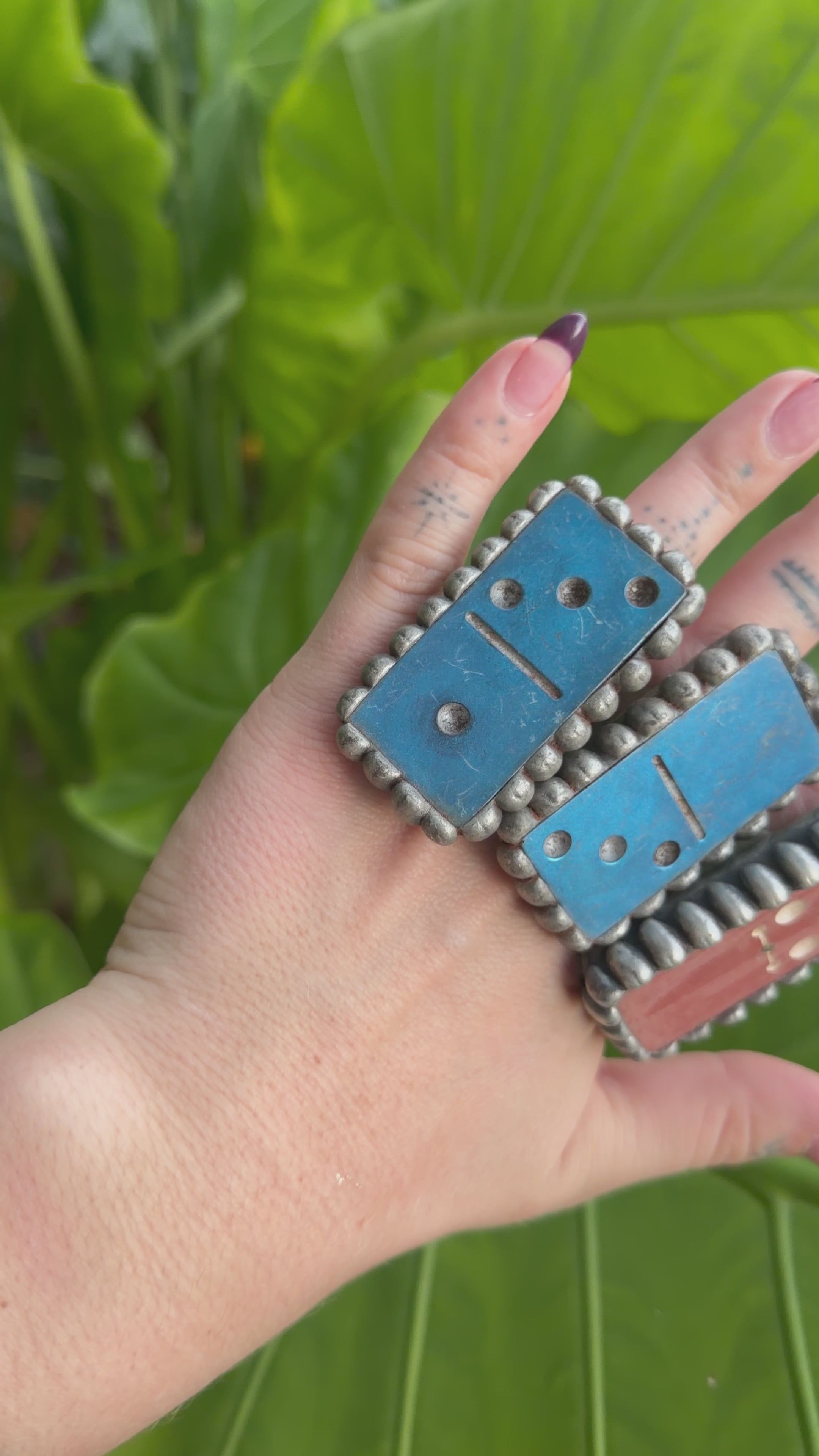 Vintage Distressed Domino Ring