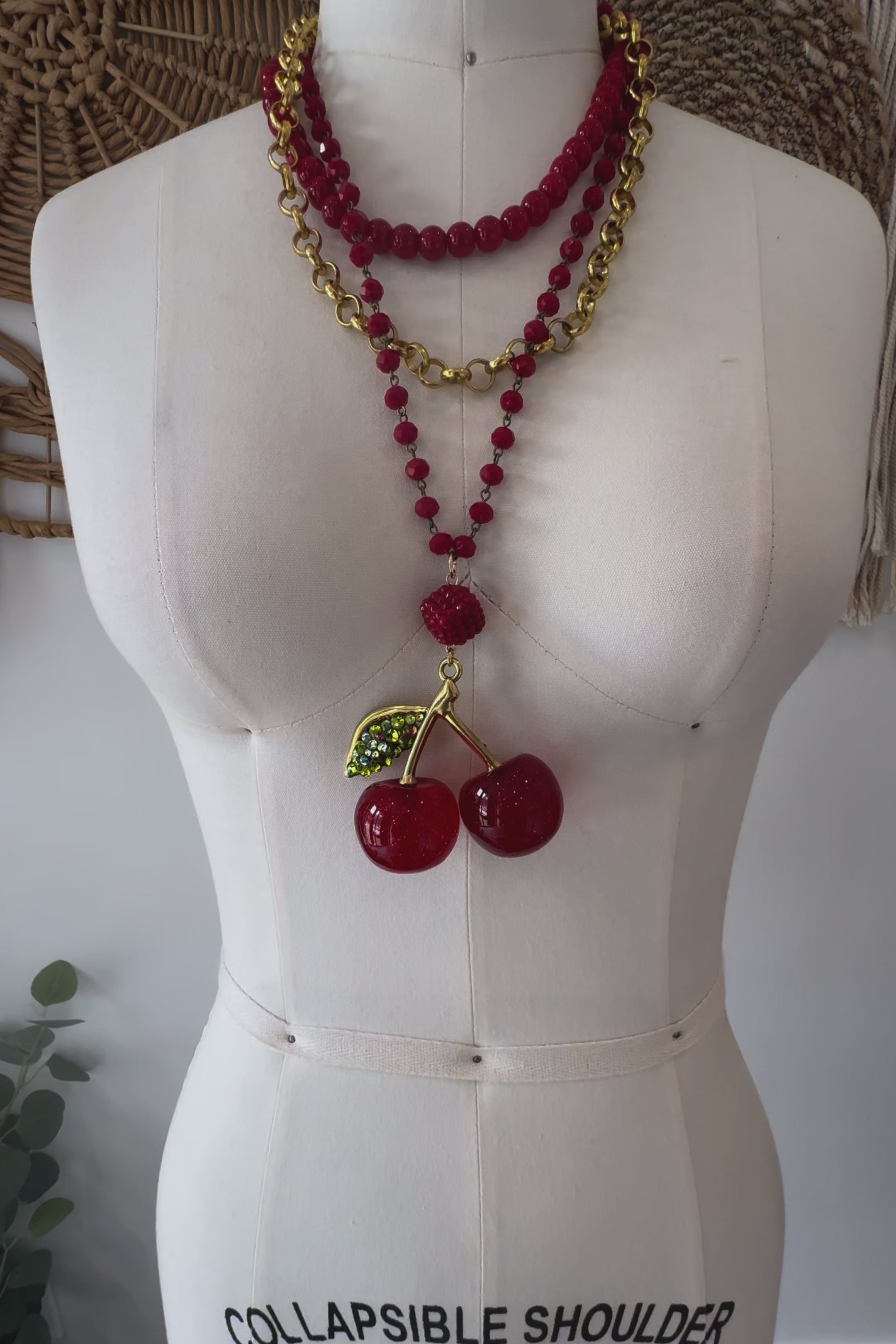 Layered Cherry Bliss Necklace