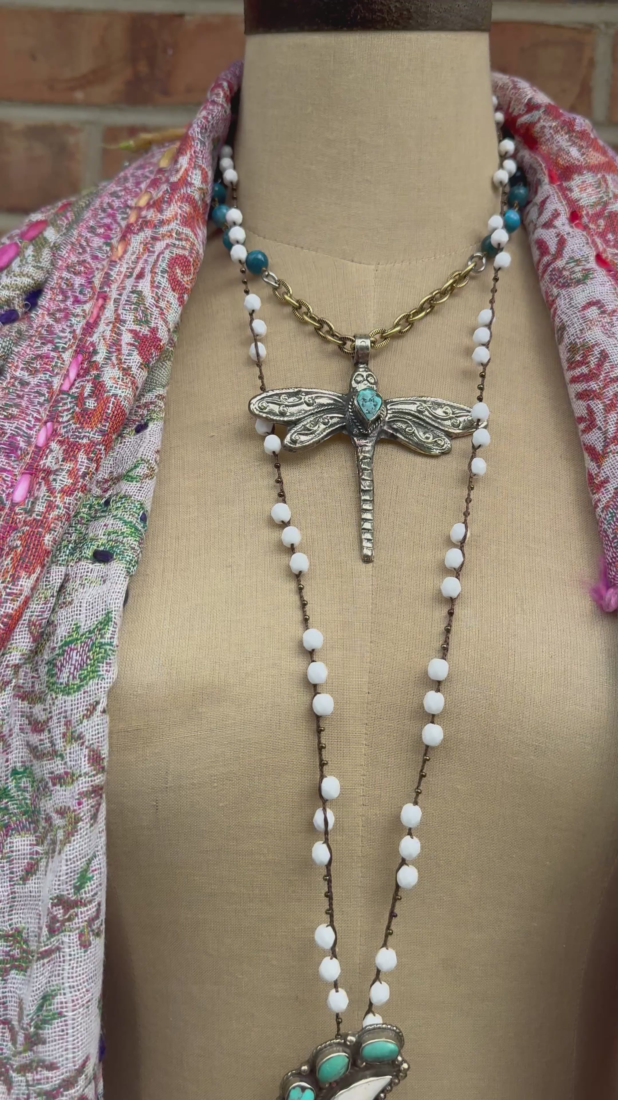 Dragonfly Bliss Handmade Necklace