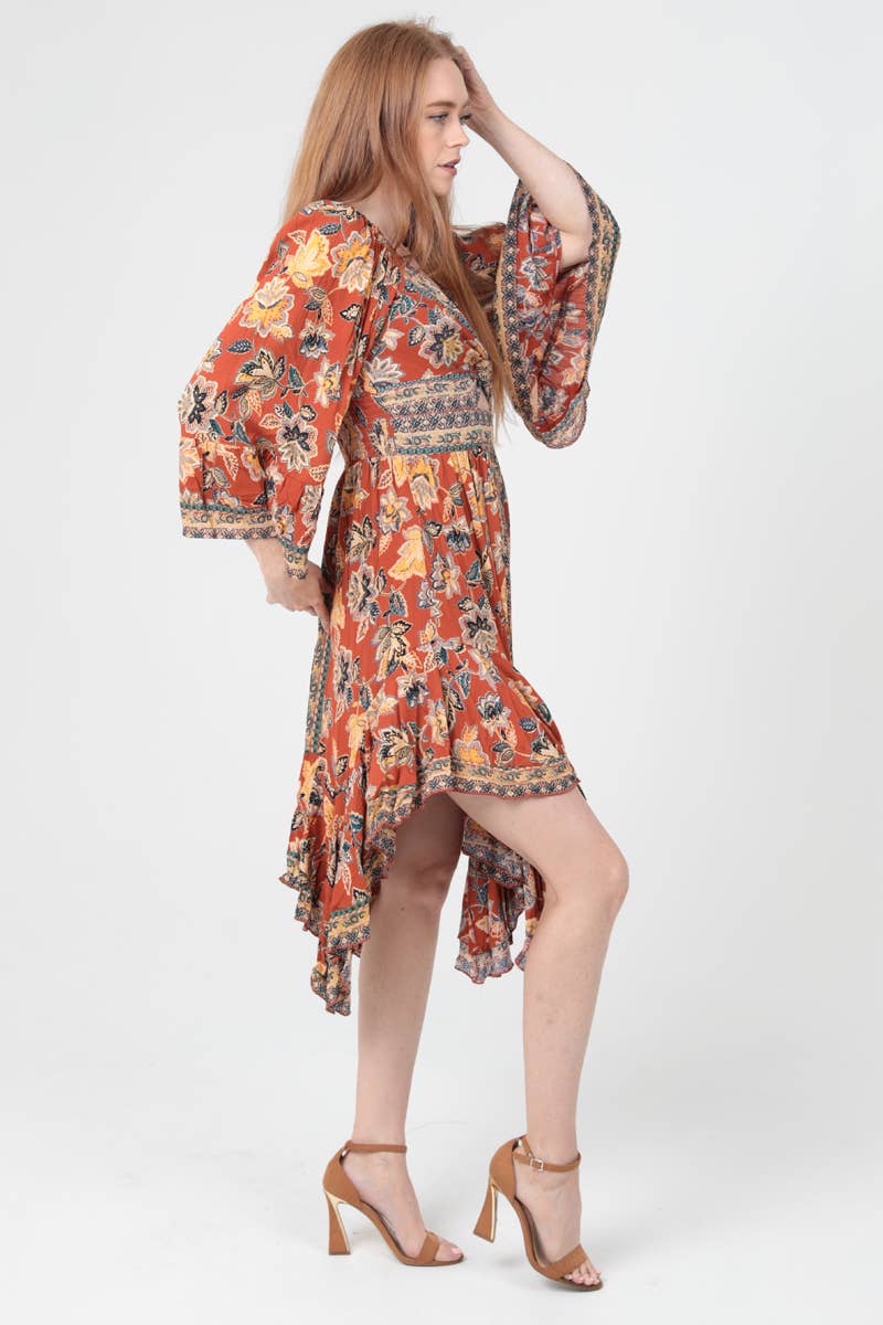 Pumpkin Patch Midi Dress - ivyandlavyboutique ANGIE