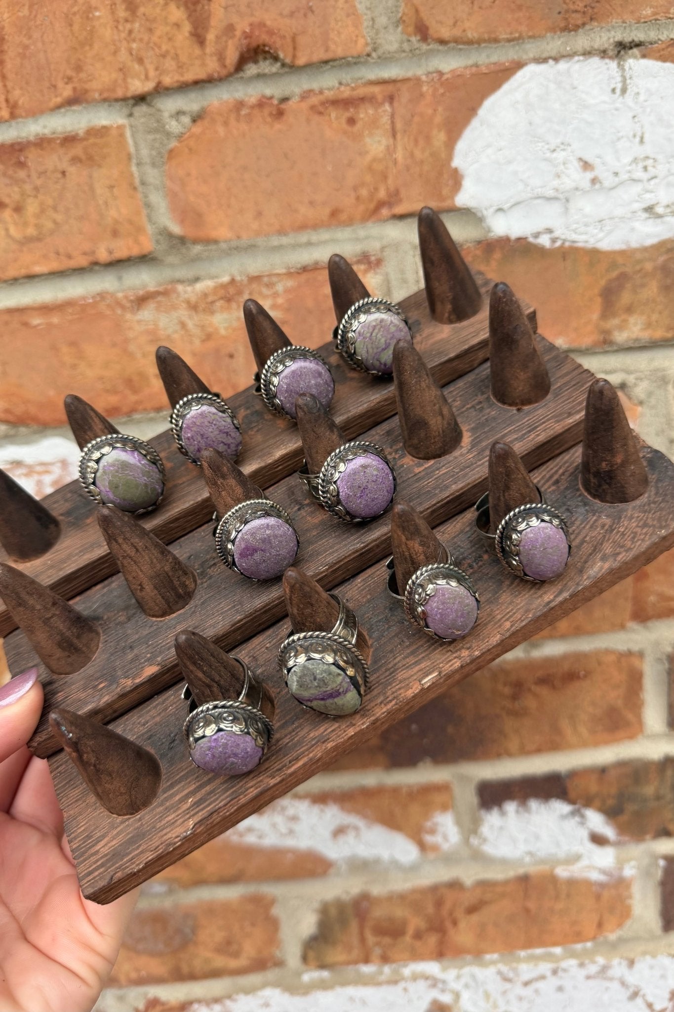 Purple Hues Circle Ring - ivyandlavyboutique ivyandlavyboutique