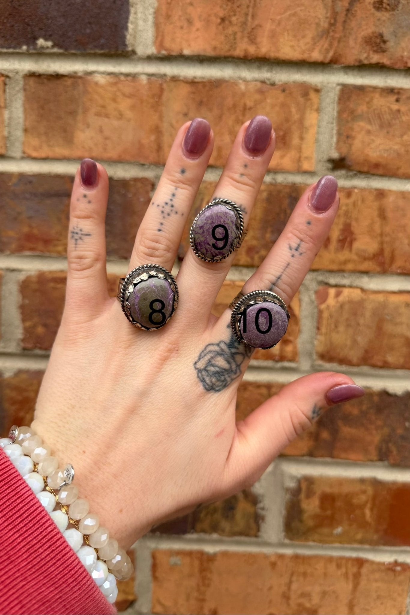 Purple Hues Circle Ring - ivyandlavyboutique ivyandlavyboutique