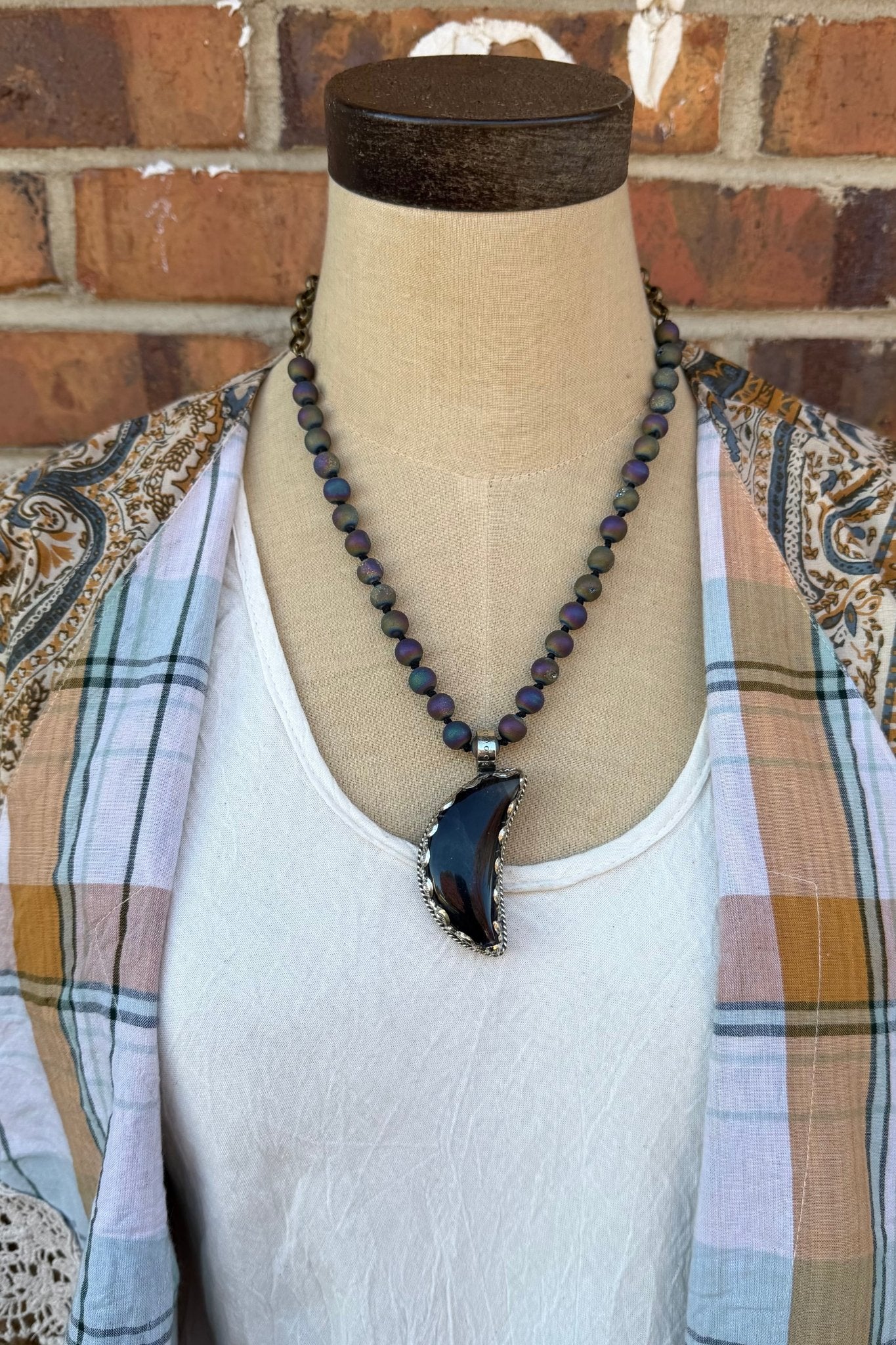 Purple Moon Necklace - ivyandlavyboutique ivyandlavyboutique