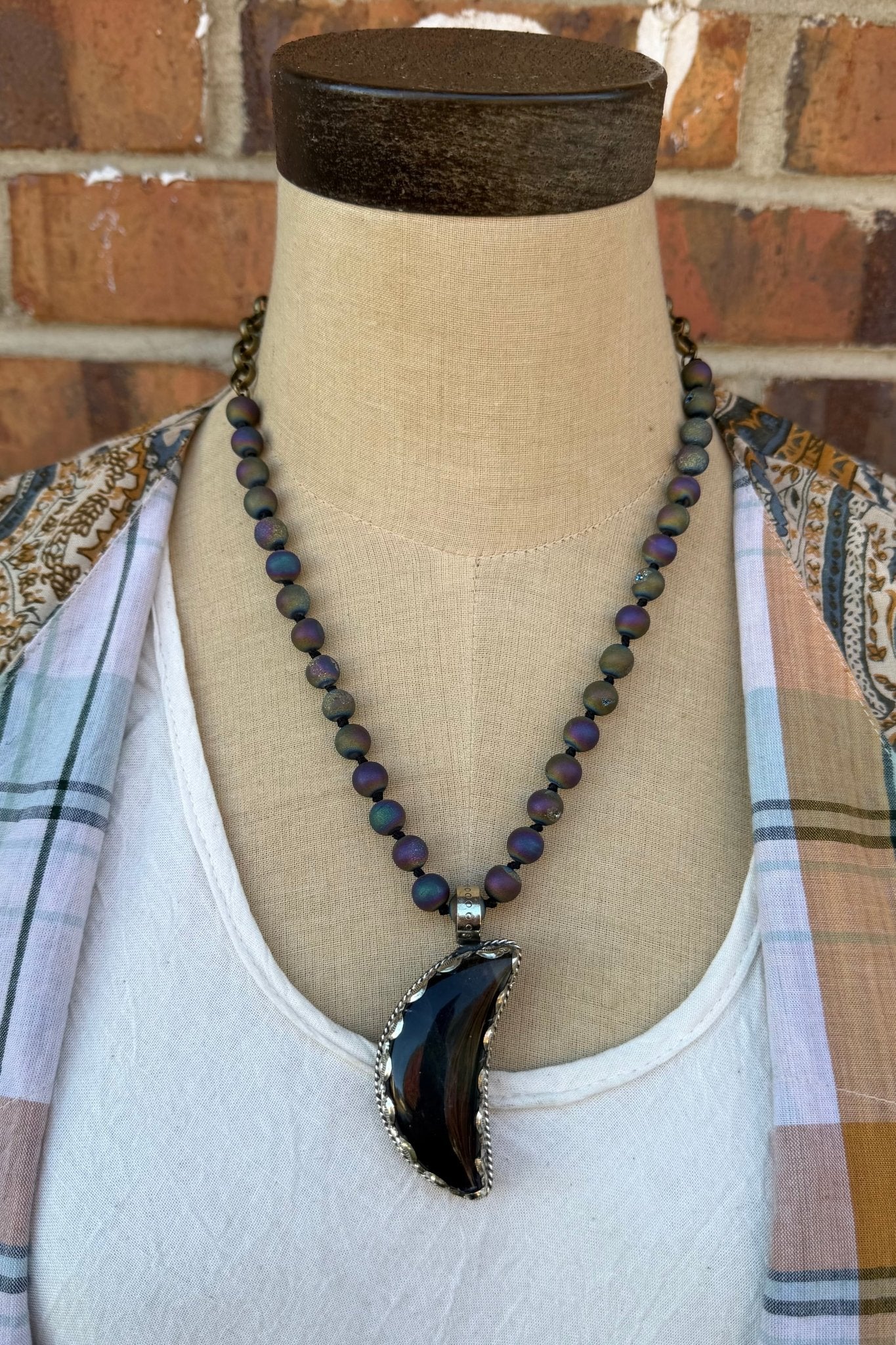 Purple Moon Necklace - ivyandlavyboutique ivyandlavyboutique