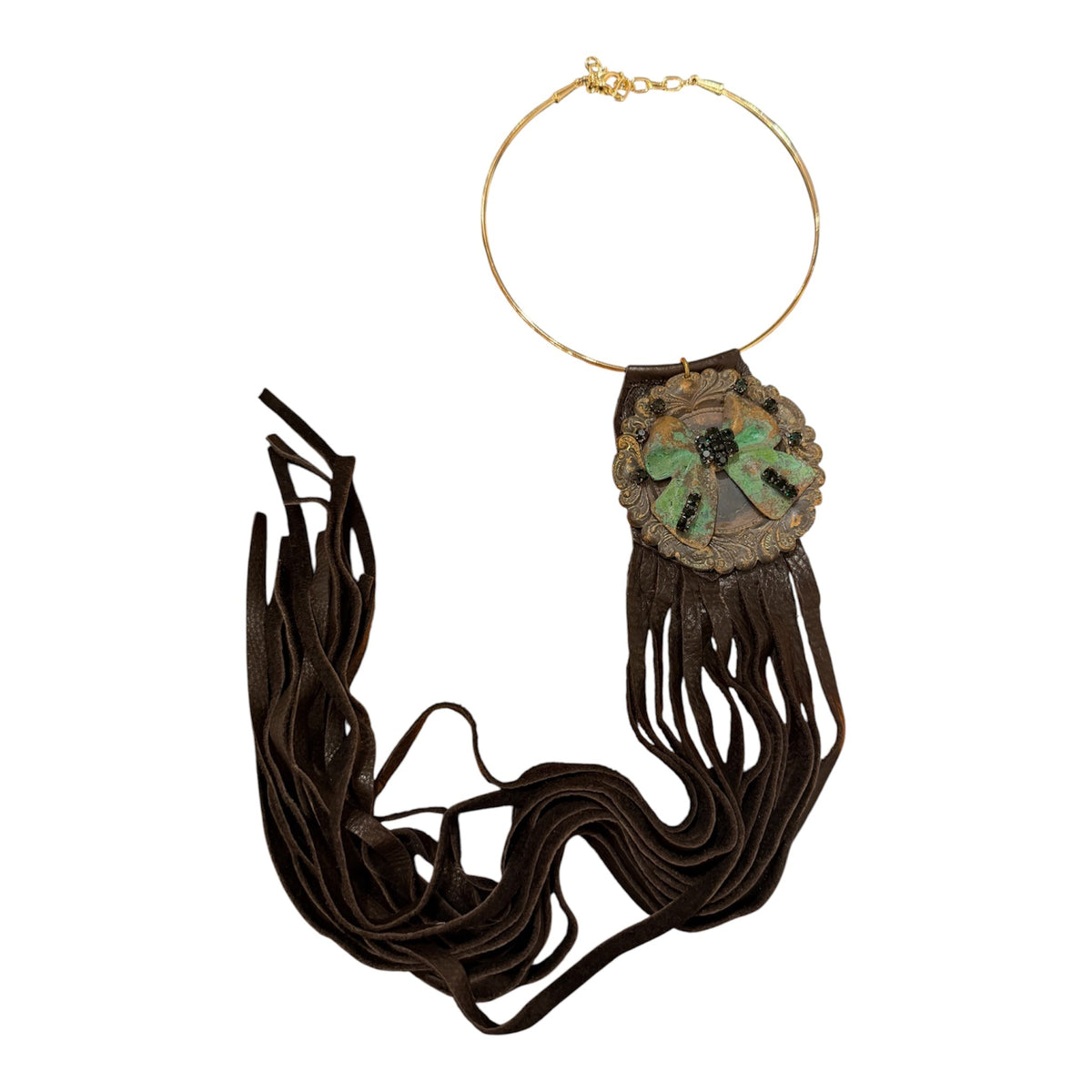 Put A Bow On It Necklace - Boho Wanderlust Boutique Jaded Gypsy