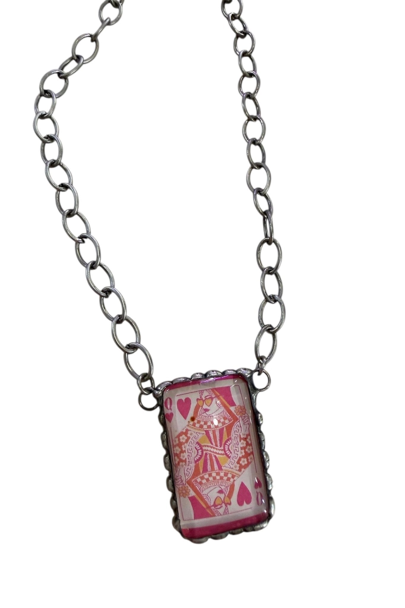 Queen of My Heart Necklace - ivyandlavyboutique Art by Amy