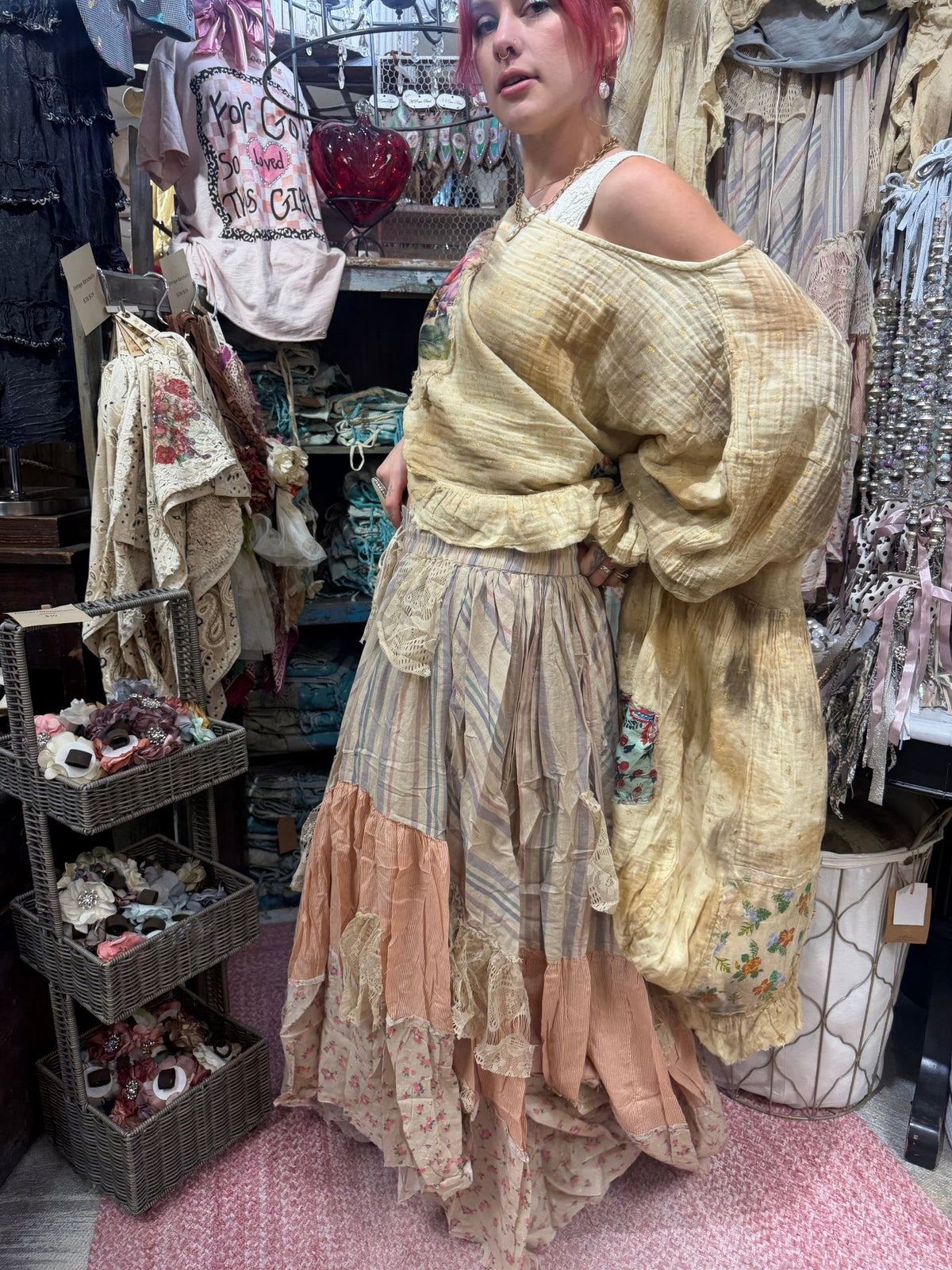 Rare Bloom Hi Lo Tunic - Boho Wanderlust Boutique A Rare Bird Shop
