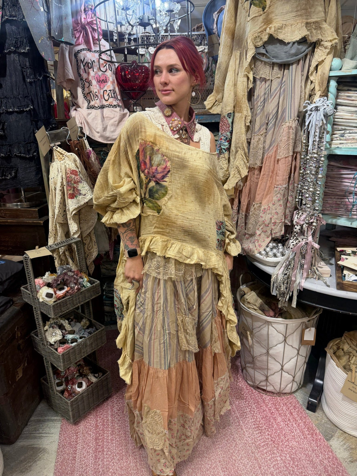 Rare Bloom Hi Lo Tunic - Boho Wanderlust Boutique A Rare Bird Shop
