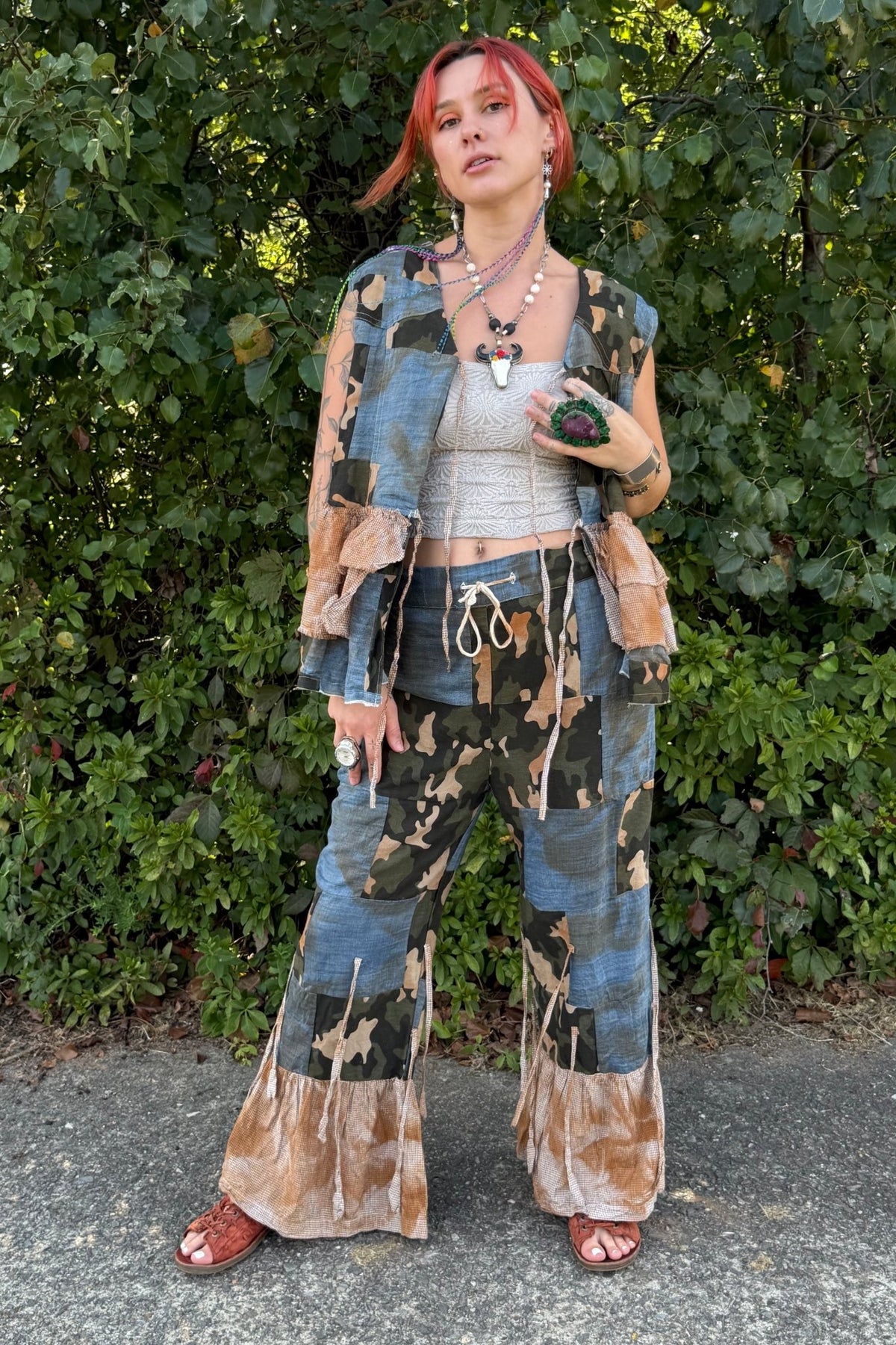 Rebel And Ruffles Vest - ivyandlavyboutique A Rare Bird Shop