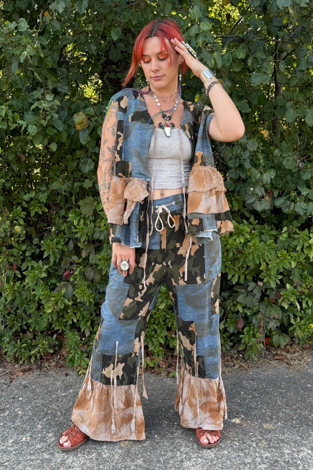 Rebel And Ruffles Vest - ivyandlavyboutique A Rare Bird Shop
