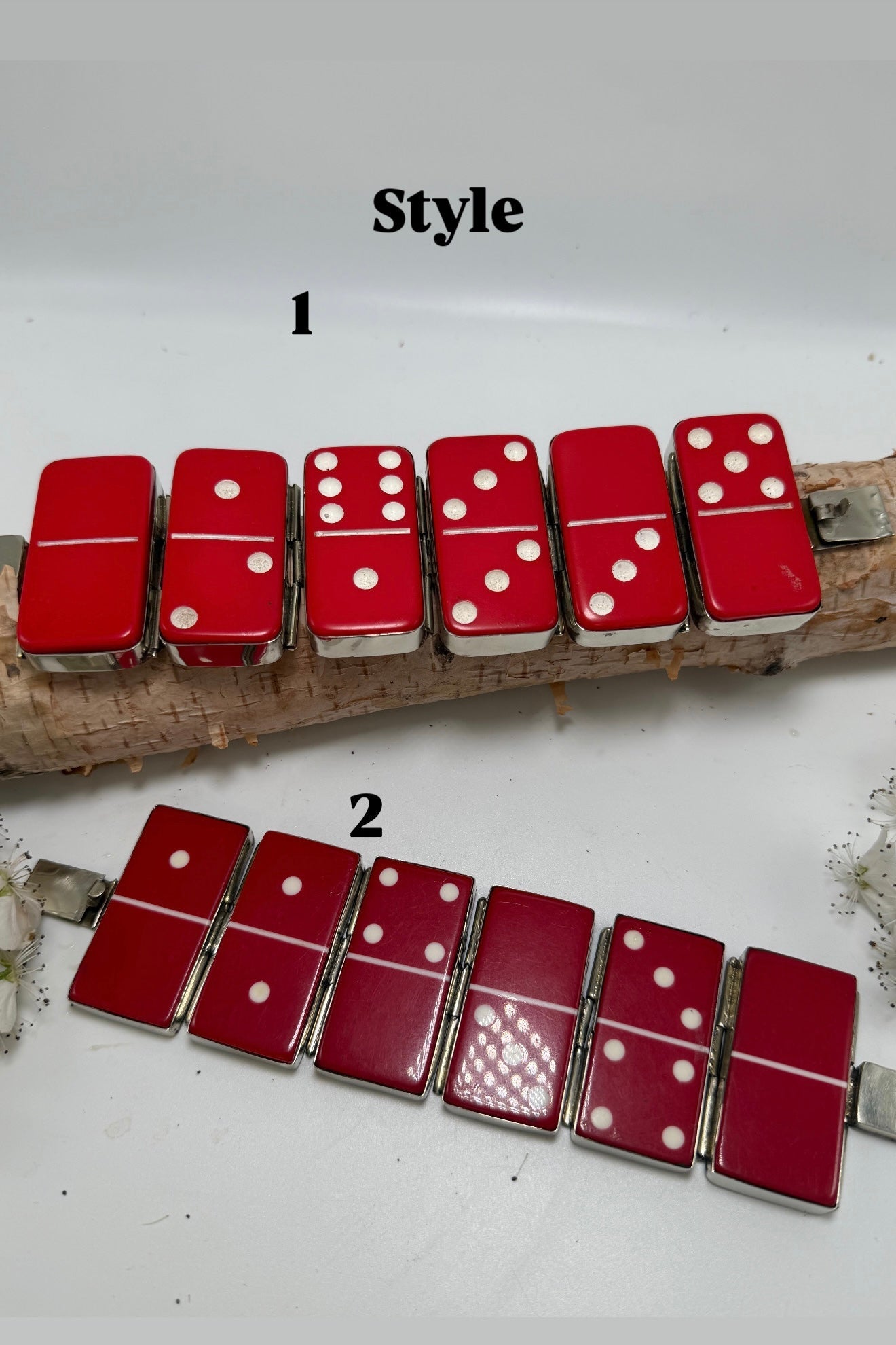 Red Domino Bracelet - ivyandlavyboutique ivyandlavyboutique
