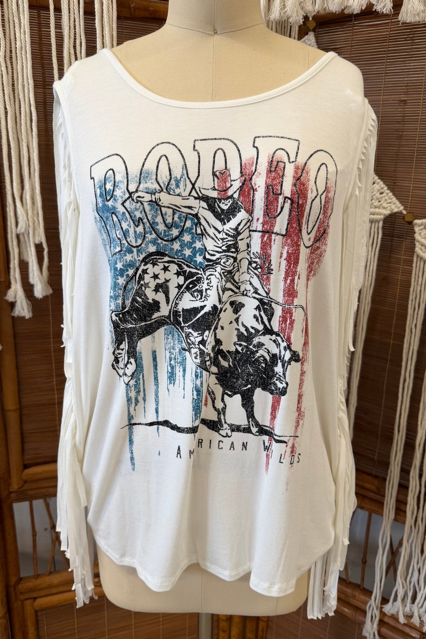 Rodeo Fringe T Shirt - ivyandlavyboutique Vocal