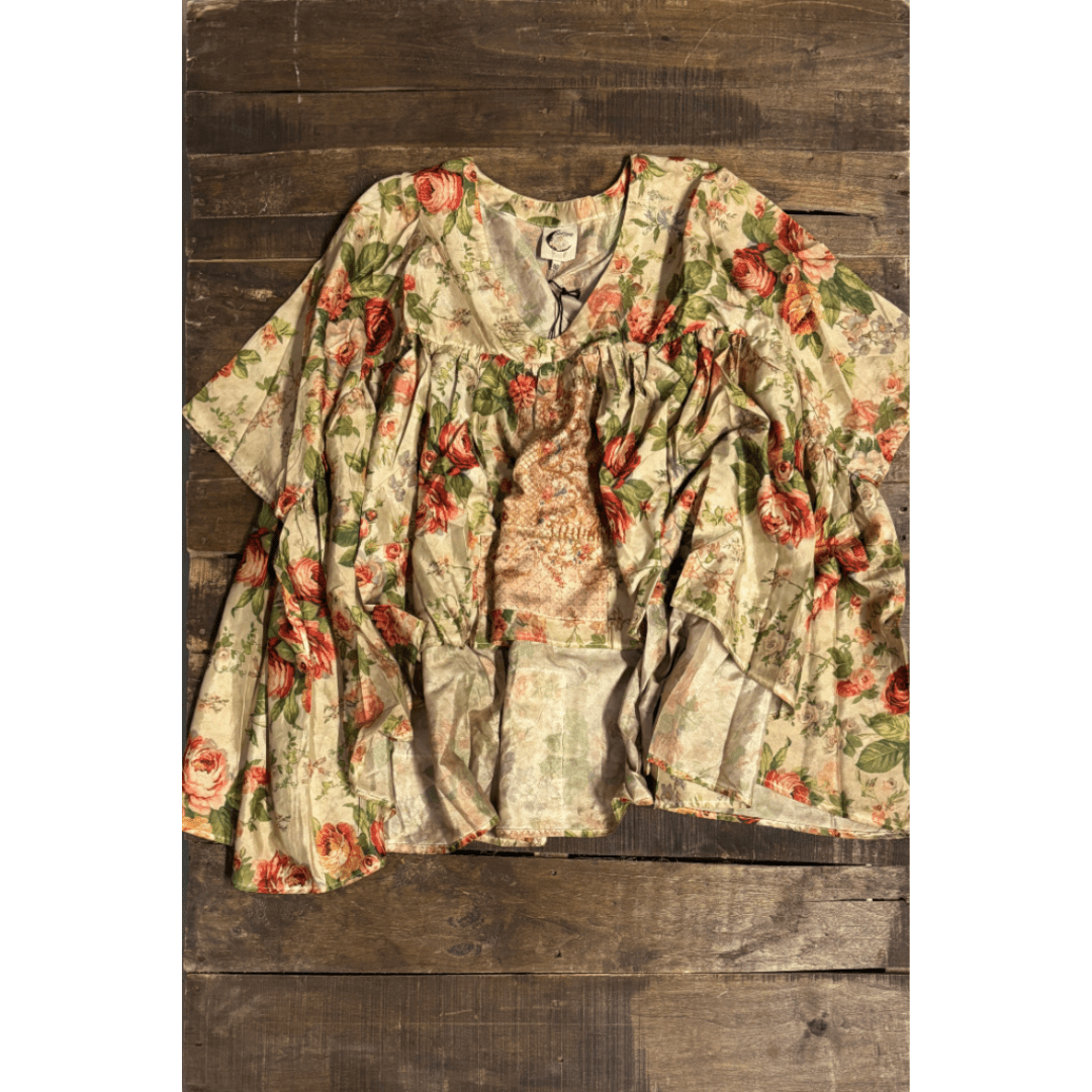 Rose Garden Trellis Top - ivyandlavyboutique Jaded Gypsy