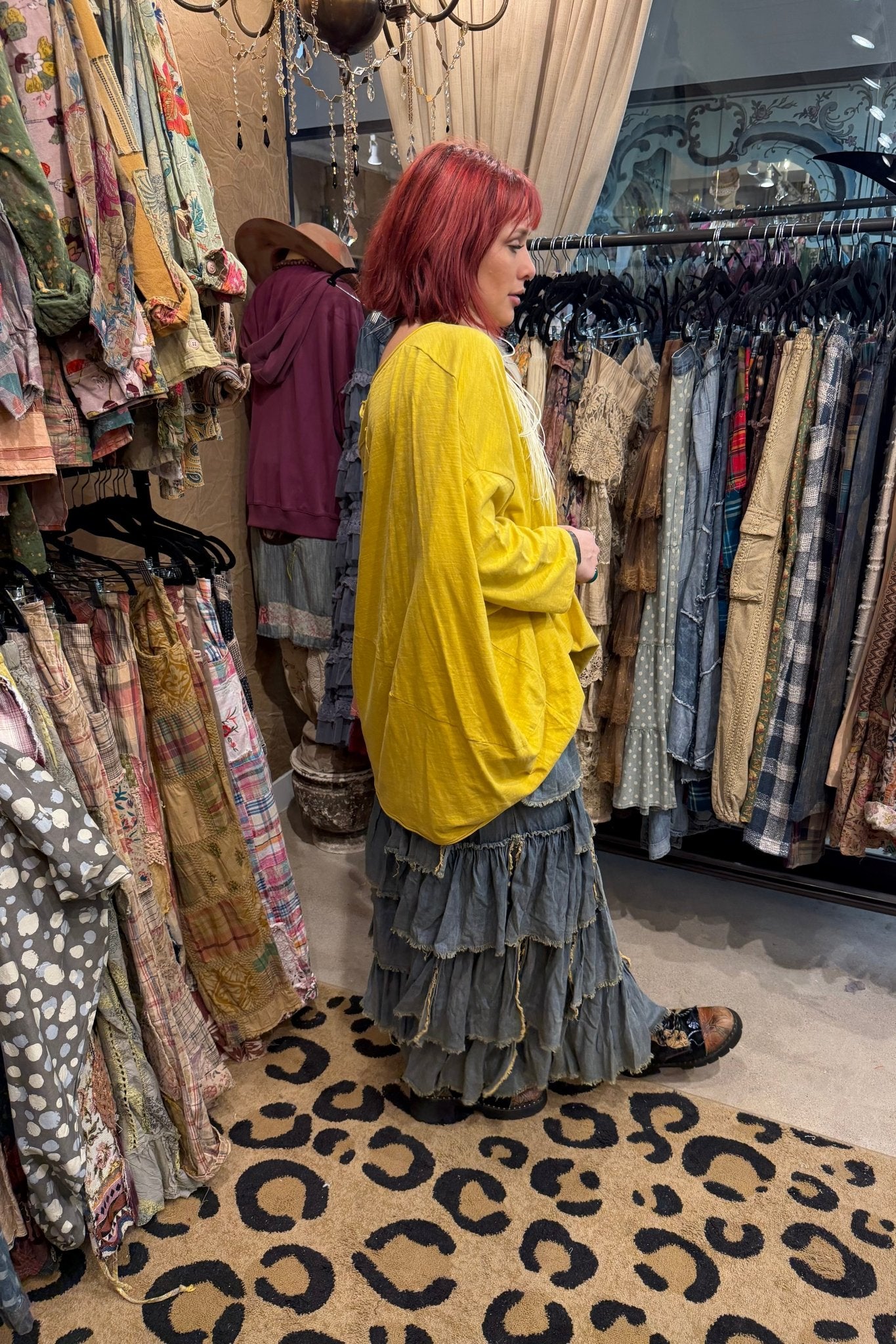 Ruffle Away Pant - ivyandlavyboutique Jaded Gypsy