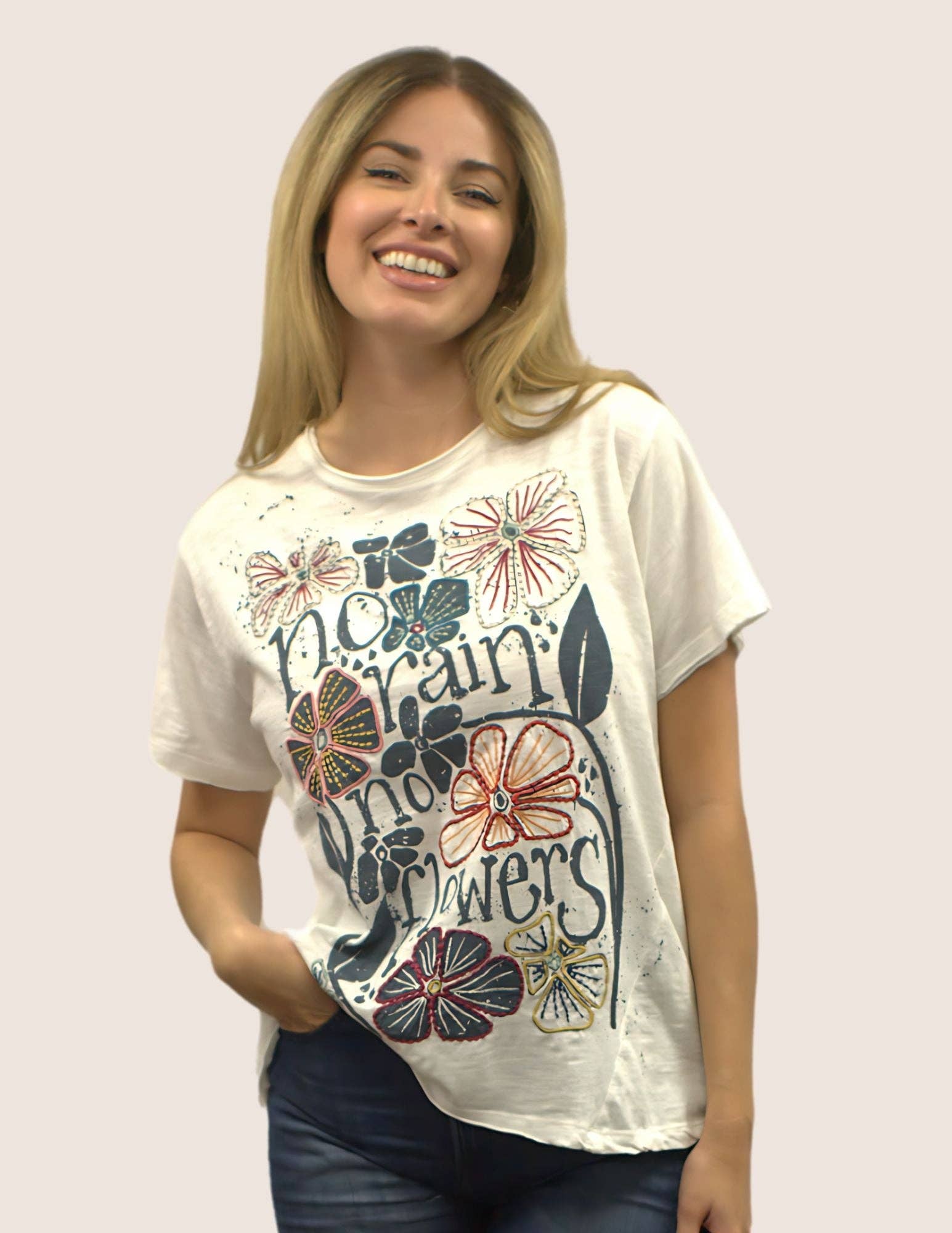 Sale - Darby Embroidered Top - ivyandlavyboutique Caite & Kyla