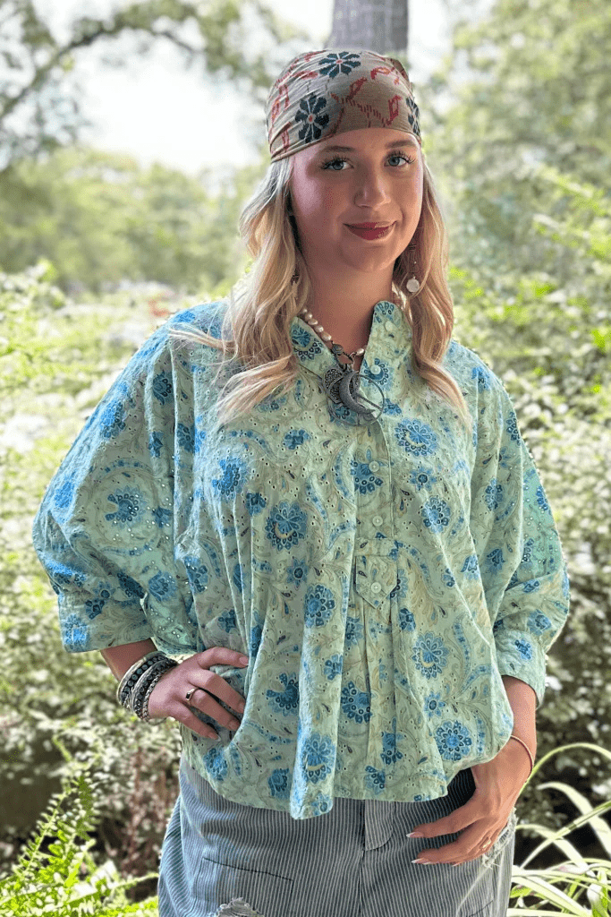 Sale Garden Trellis Top - ivyandlavyboutique Jaded Gypsy