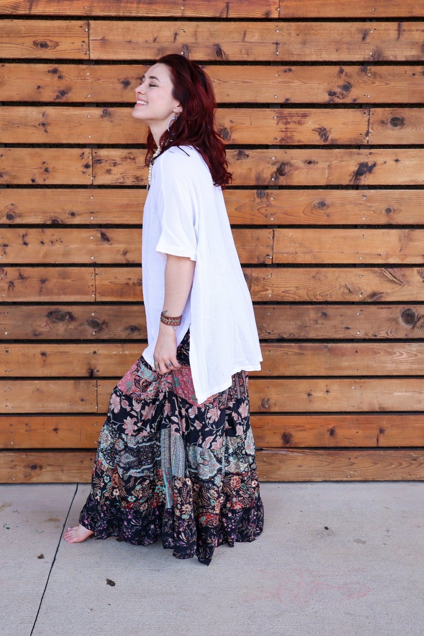 Sale - Jasmine High - Low Tunic Top in Mesh Linen - ivyandlavyboutique LeParisPetit by I Love Linen