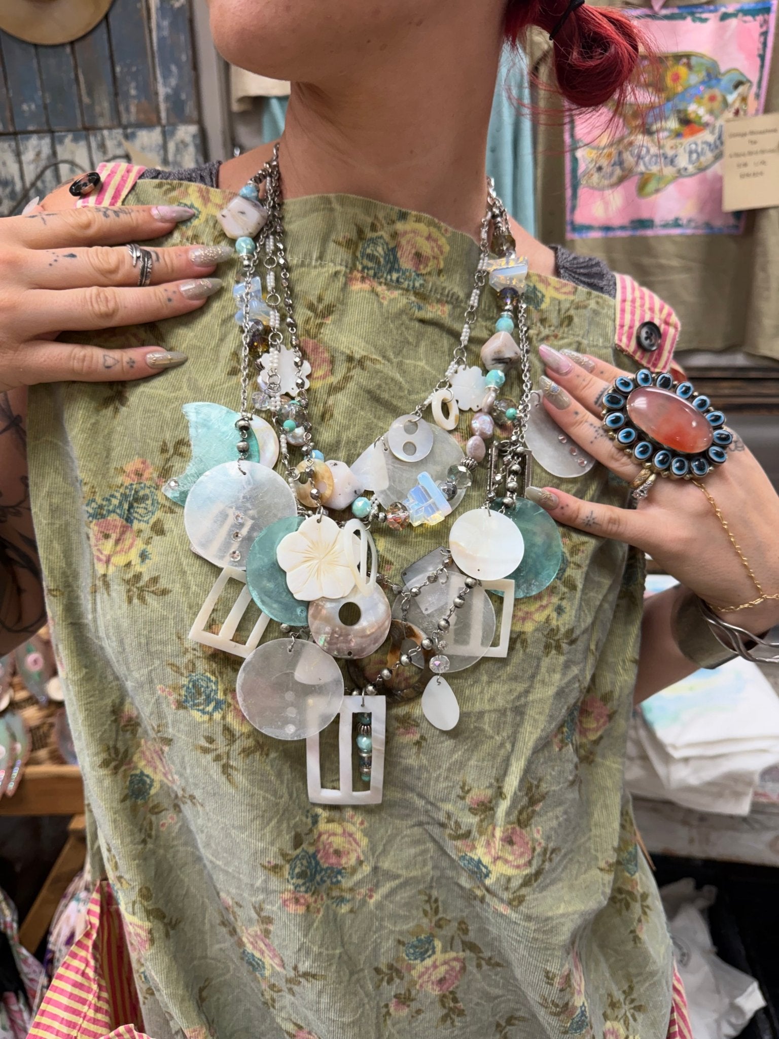 Sally Seashells Necklace - ivyandlavyboutique A Rare Bird Shop