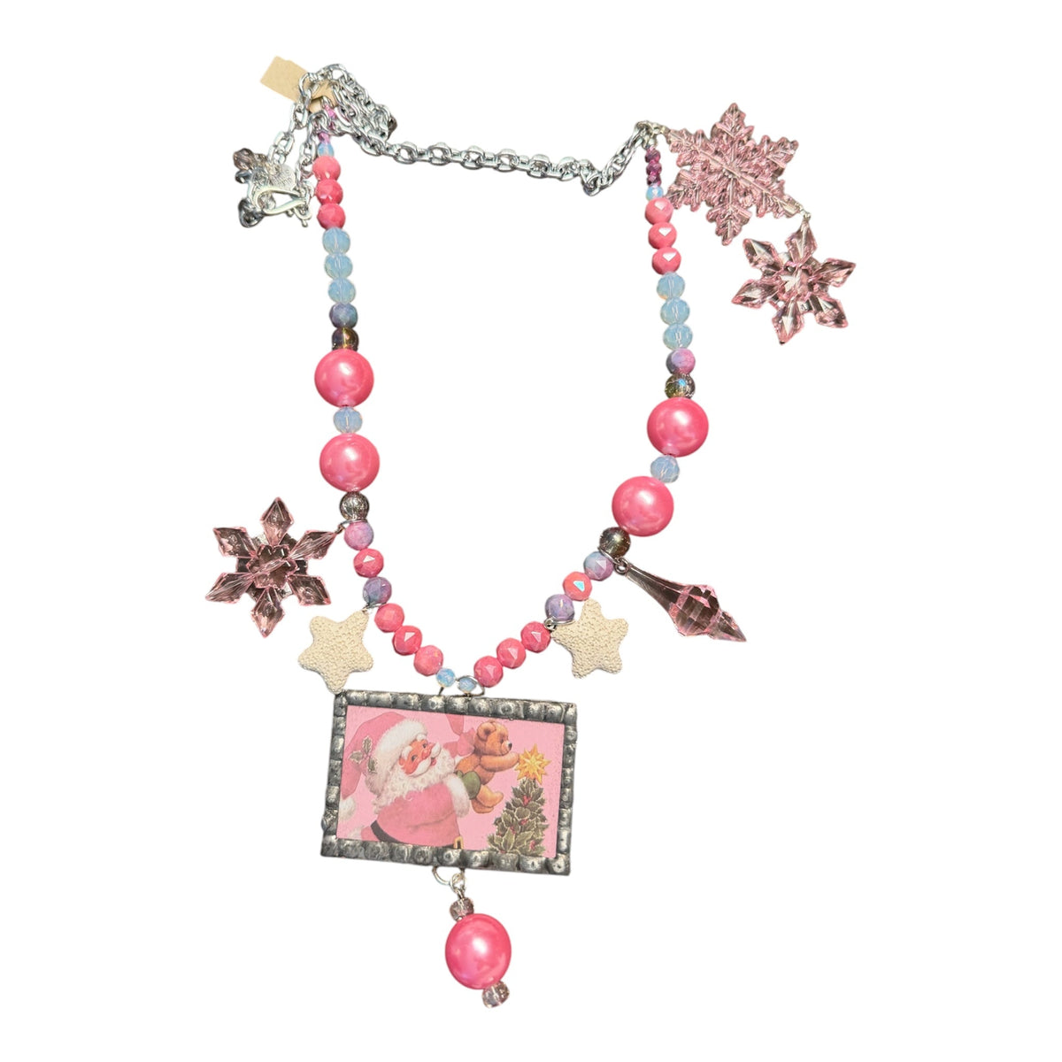 Santa’s Coming To Town Necklace - Boho Wanderlust Boutique A Rare Bird Shop