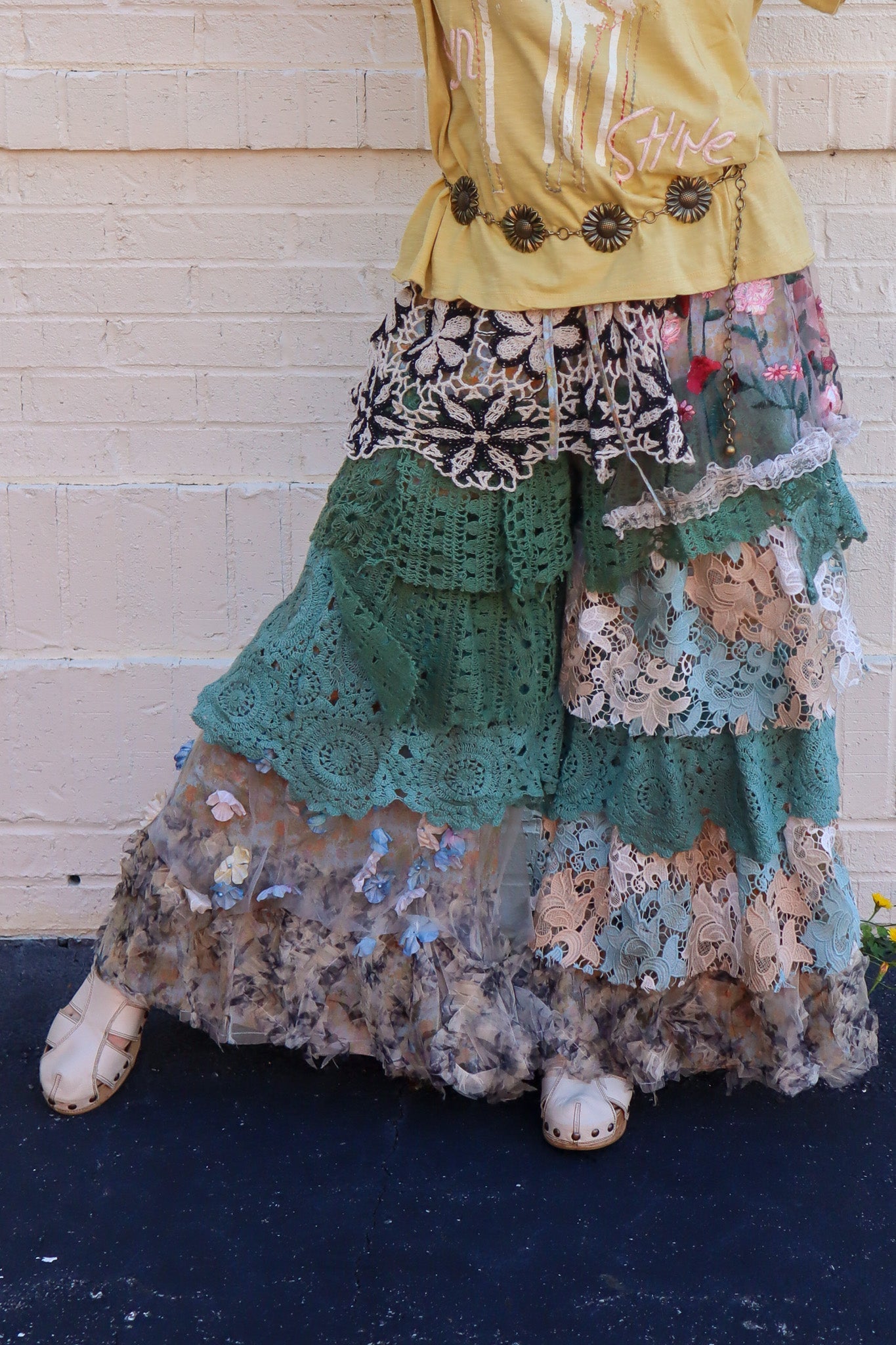 Sea Breeze Party Flare Ruffle Pant - ivyandlavyboutique A Rare Bird Shop