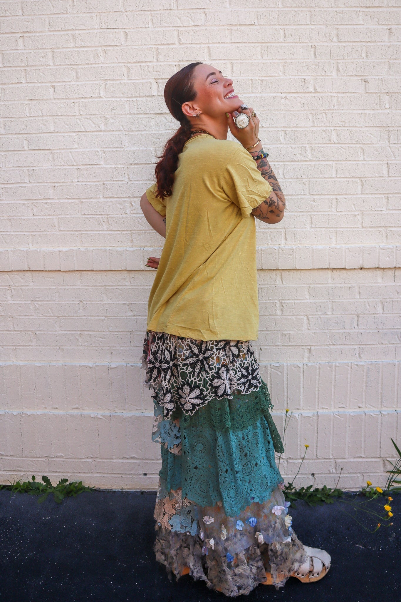 Sea Breeze Party Flare Ruffle Pant - ivyandlavyboutique A Rare Bird Shop