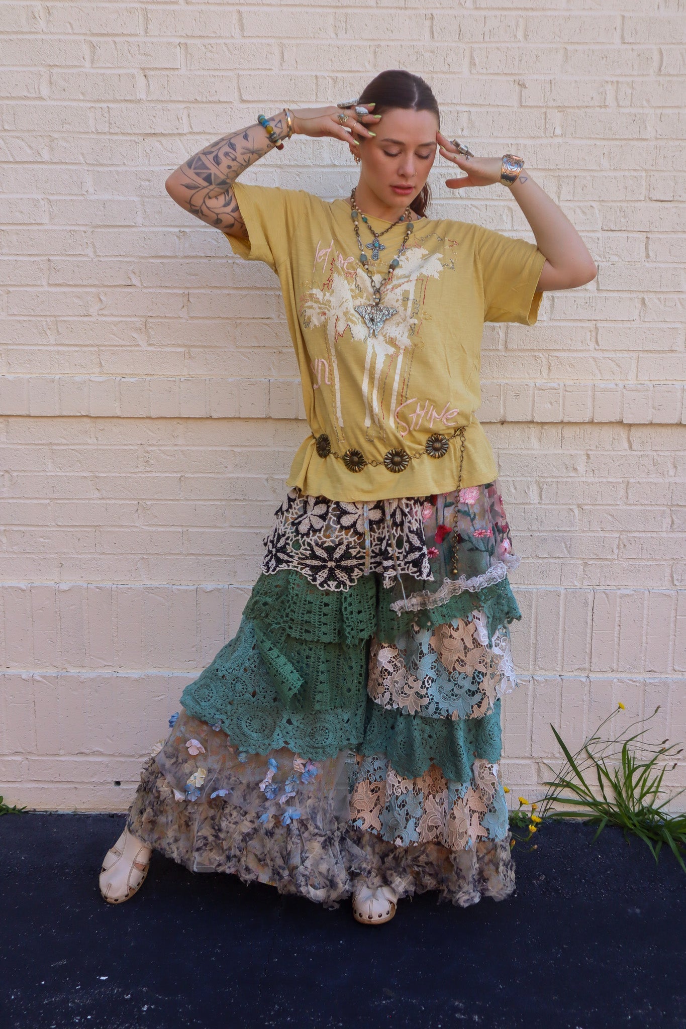 Sea Breeze Party Flare Ruffle Pant - ivyandlavyboutique A Rare Bird Shop