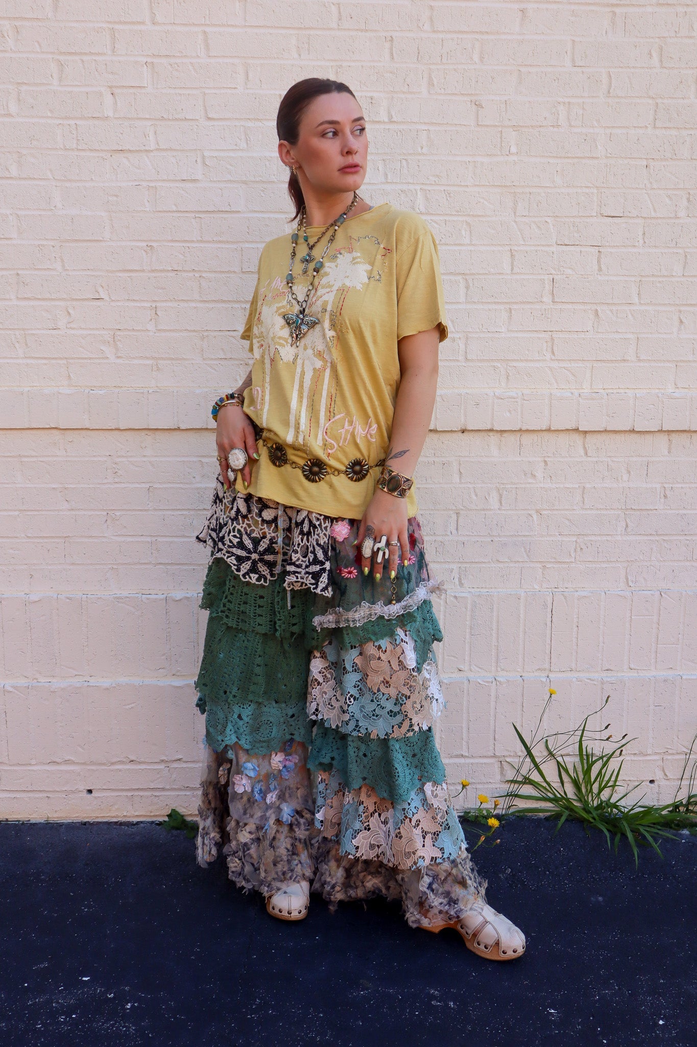 Sea Breeze Party Flare Ruffle Pant - ivyandlavyboutique A Rare Bird Shop