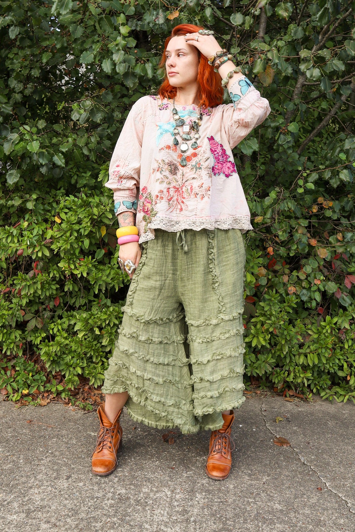 Serene Sands Pants - Olive - ivyandlavyboutique Jaded Gypsy