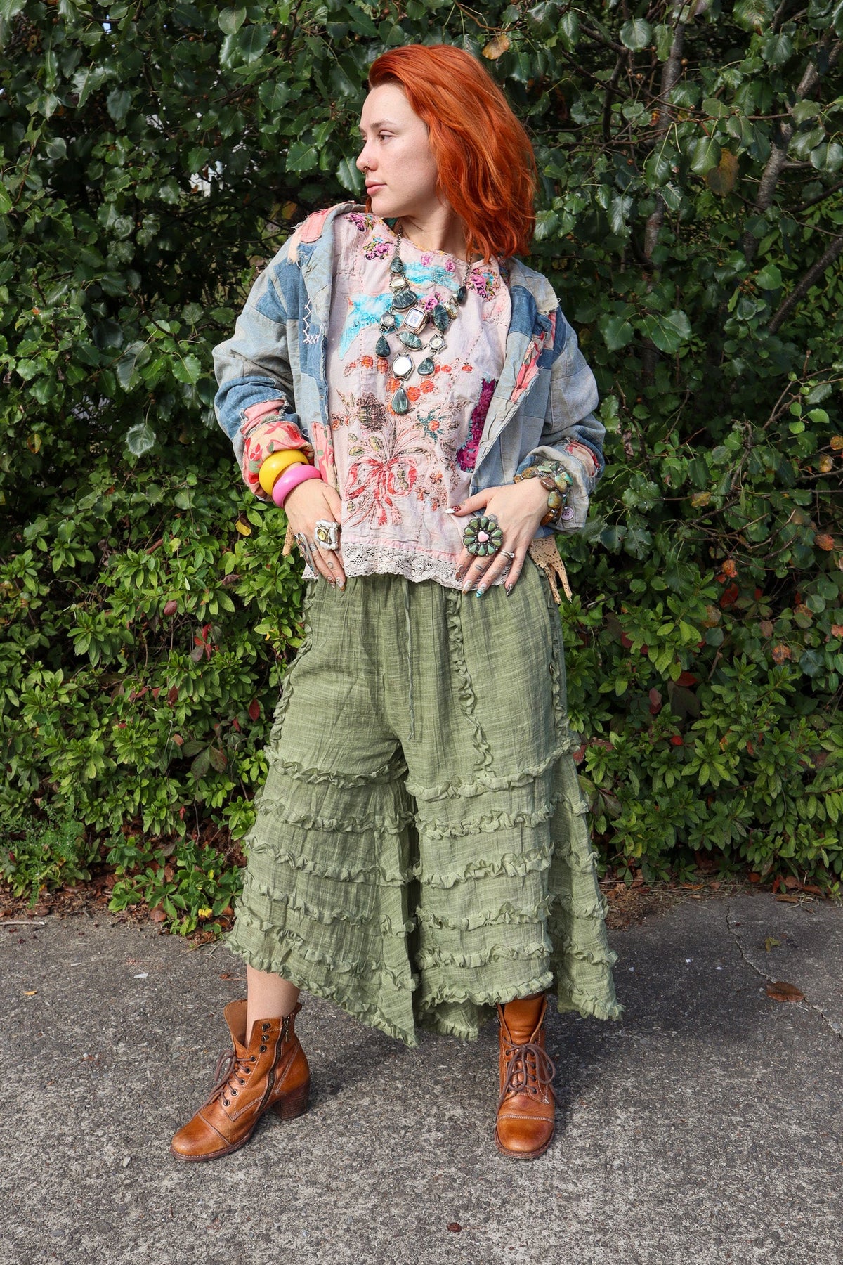 Serene Sands Pants - Olive - ivyandlavyboutique Jaded Gypsy