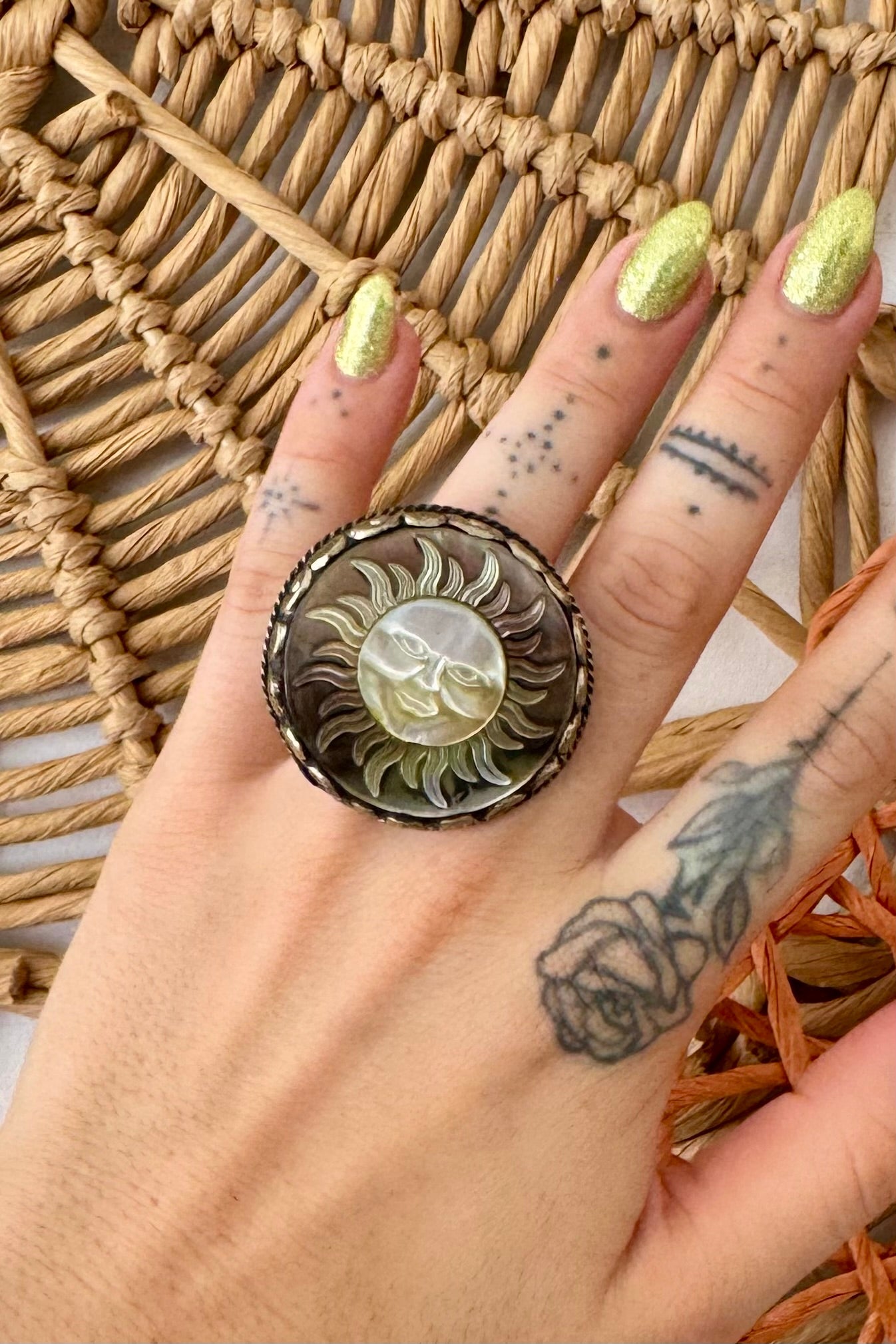 Shades of the Sun Circle Ring - ivyandlavyboutique ivyandlavyboutique