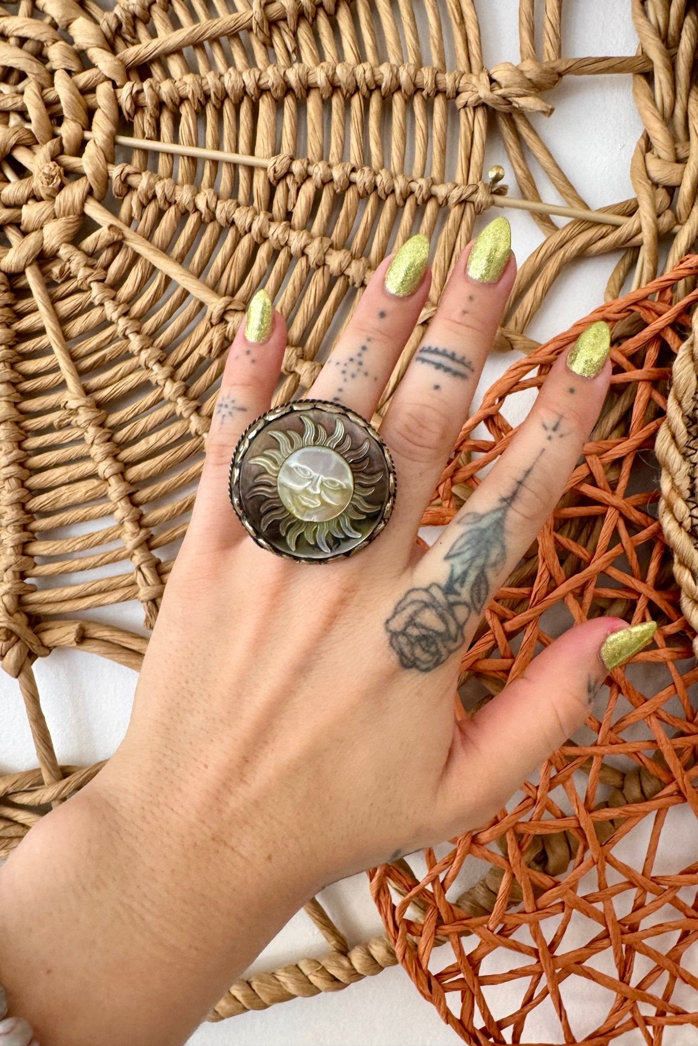 Shades of the Sun Circle Ring - ivyandlavyboutique ivyandlavyboutique