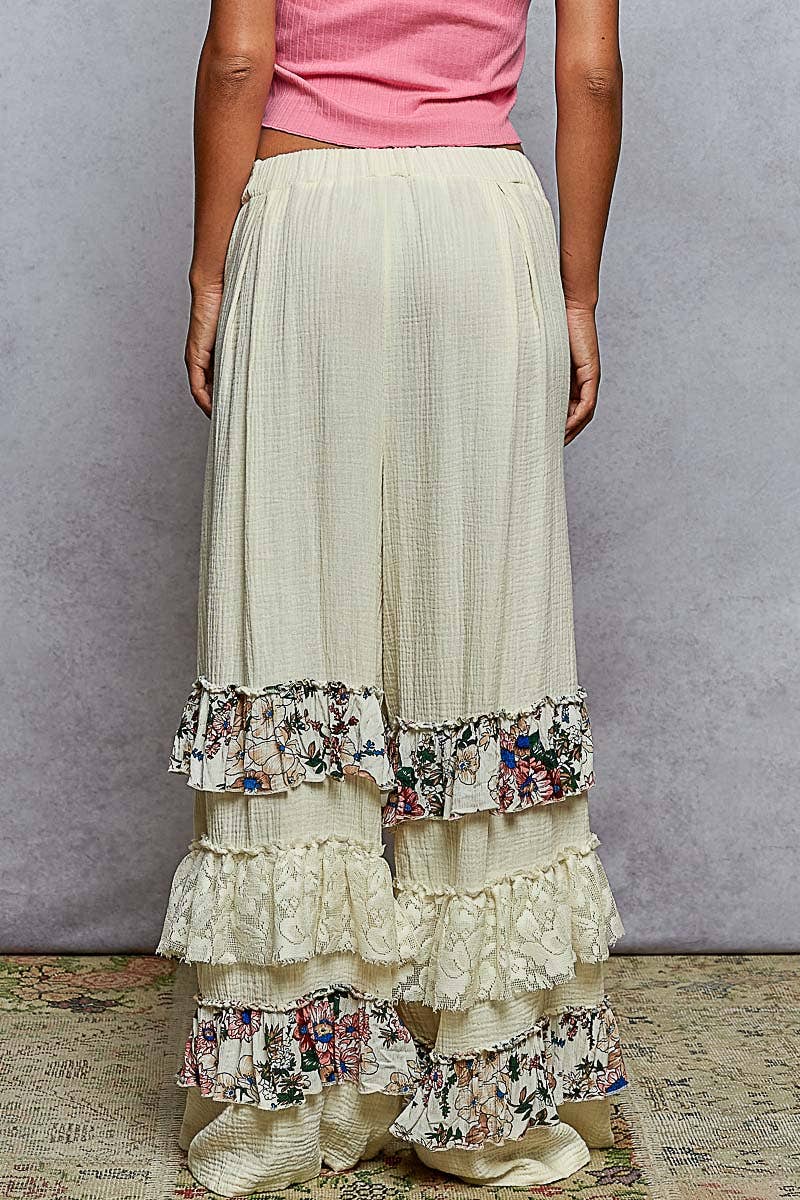 She’s Got Sass Ruffle Leg Pant - ivyandlavyboutique Pol Clothing