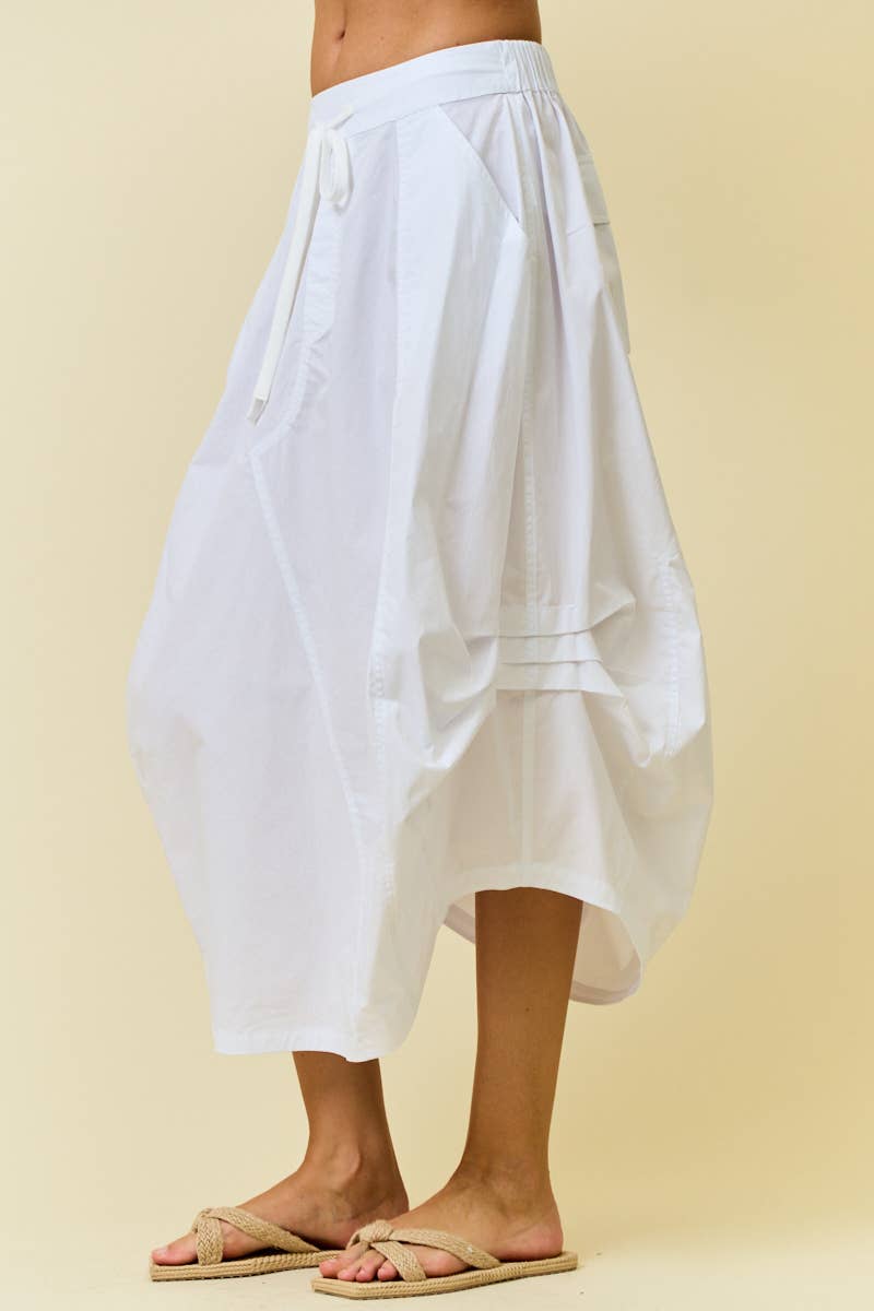 SIDE TUCK DETAIL MIDI SKIRT - ivyandlavyboutique Doe and Rae