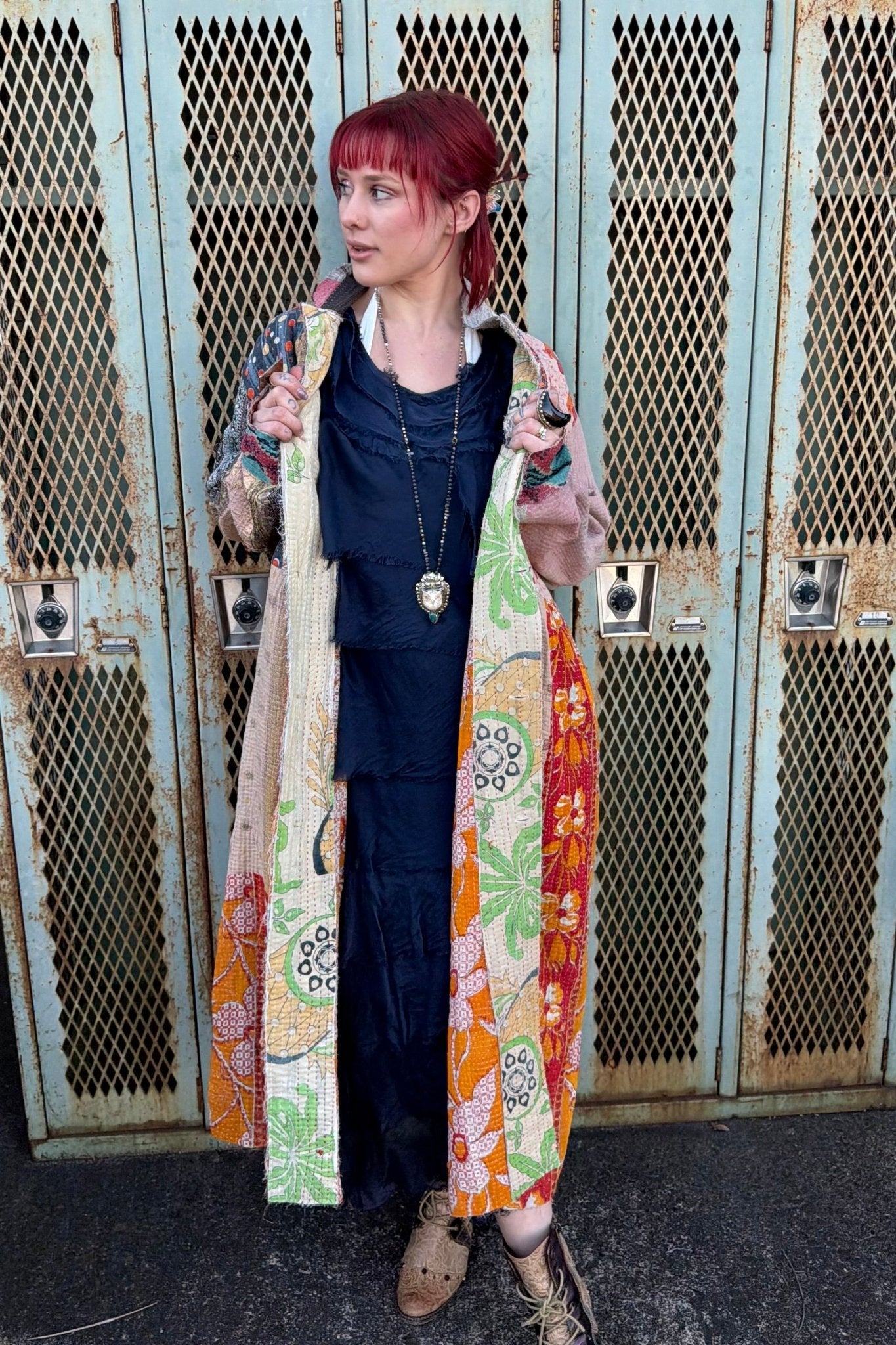 Silk Maxi Ruffle Stunner Dress - ivyandlavyboutique Karamel Collection