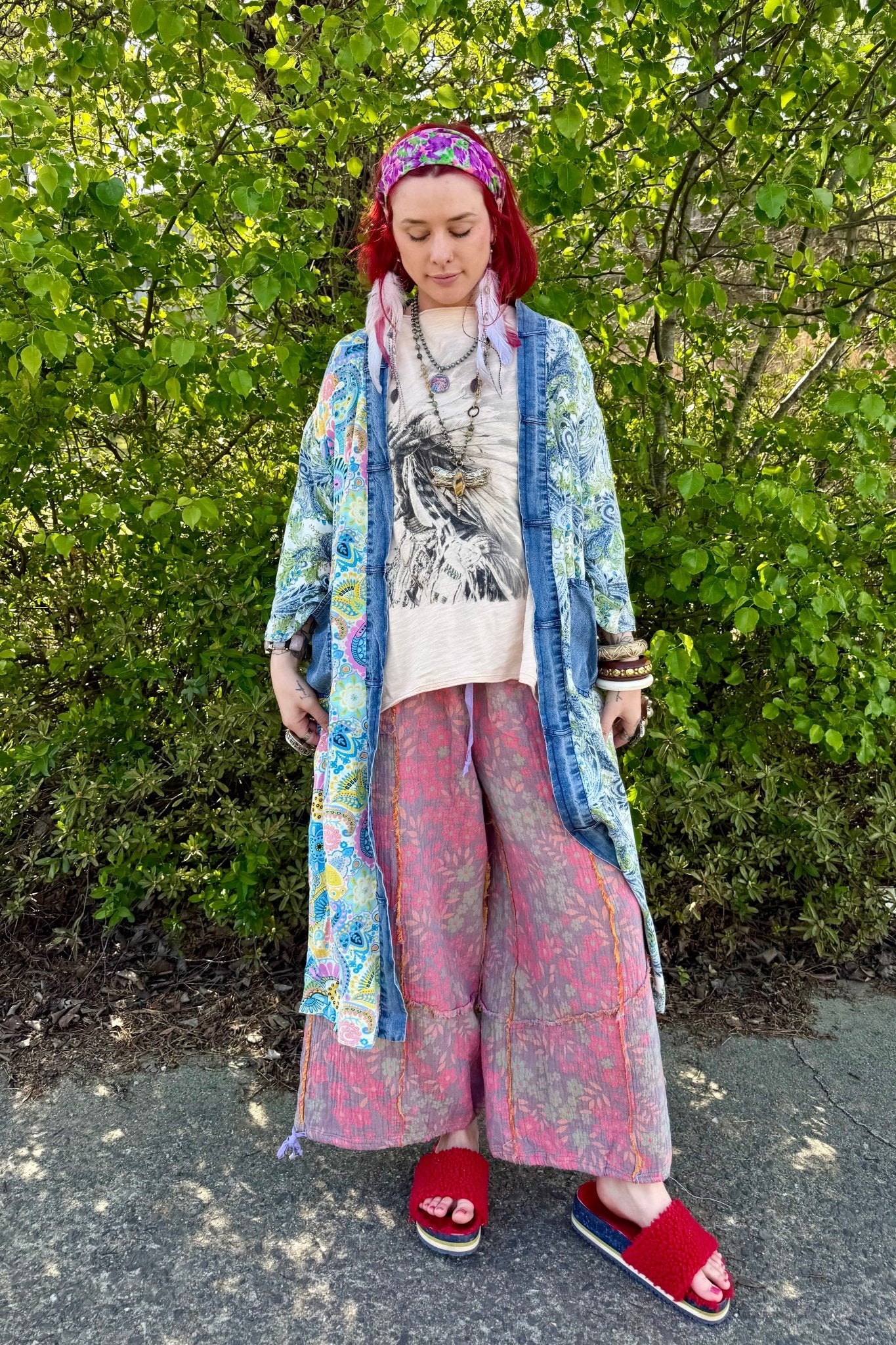 Simple Days Paisley Cardigan - ivyandlavyboutique Blue Velvet