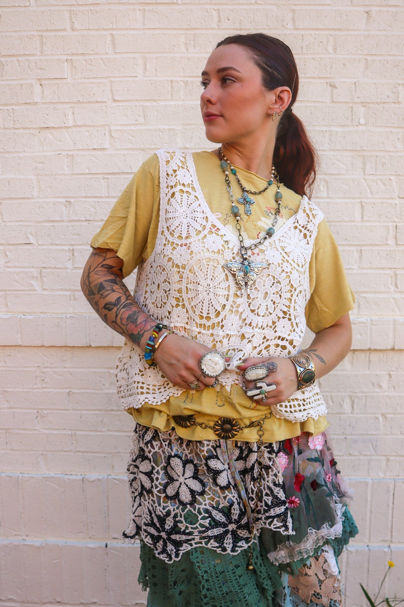 Simple & Sweet Crochet Top - ivyandlavyboutique Pol Clothing