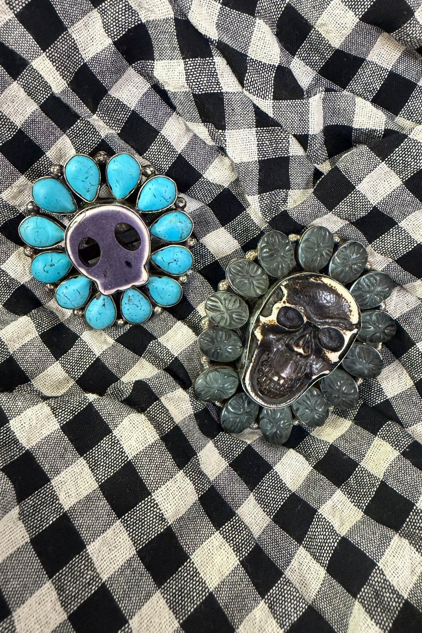 Skulls & Stones Ring - ivyandlavyboutique ivyandlavyboutique