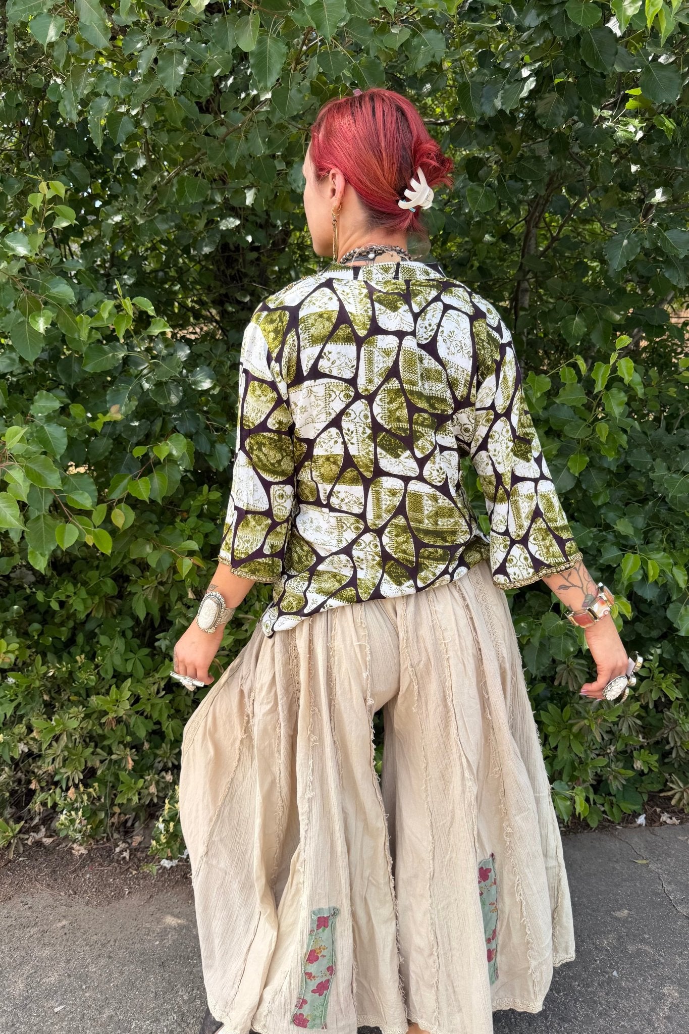 Snake Skin Jeweled Top - ivyandlavyboutique LA Skirts