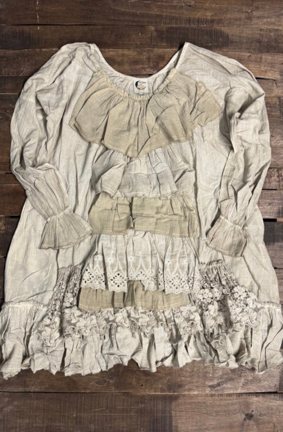 Soft Ruffle Skies Tunic - ivyandlavyboutique Jaded Gypsy