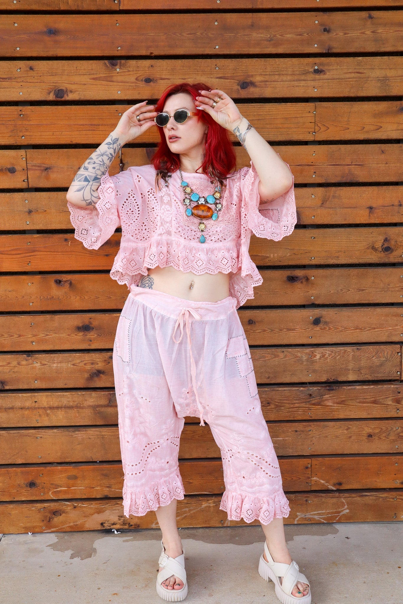 Softly Worn Bloomers in Sweet Rose - ivyandlavyboutique Jaded Gypsy