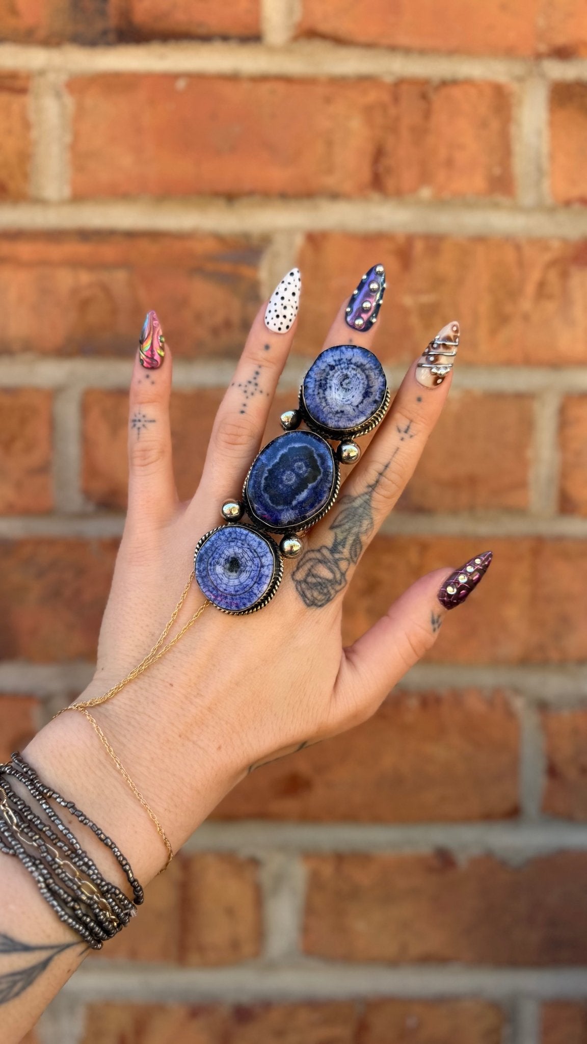 Solar Flare Trio Ring - Boho Wanderlust Boutique ivyandlavyboutique