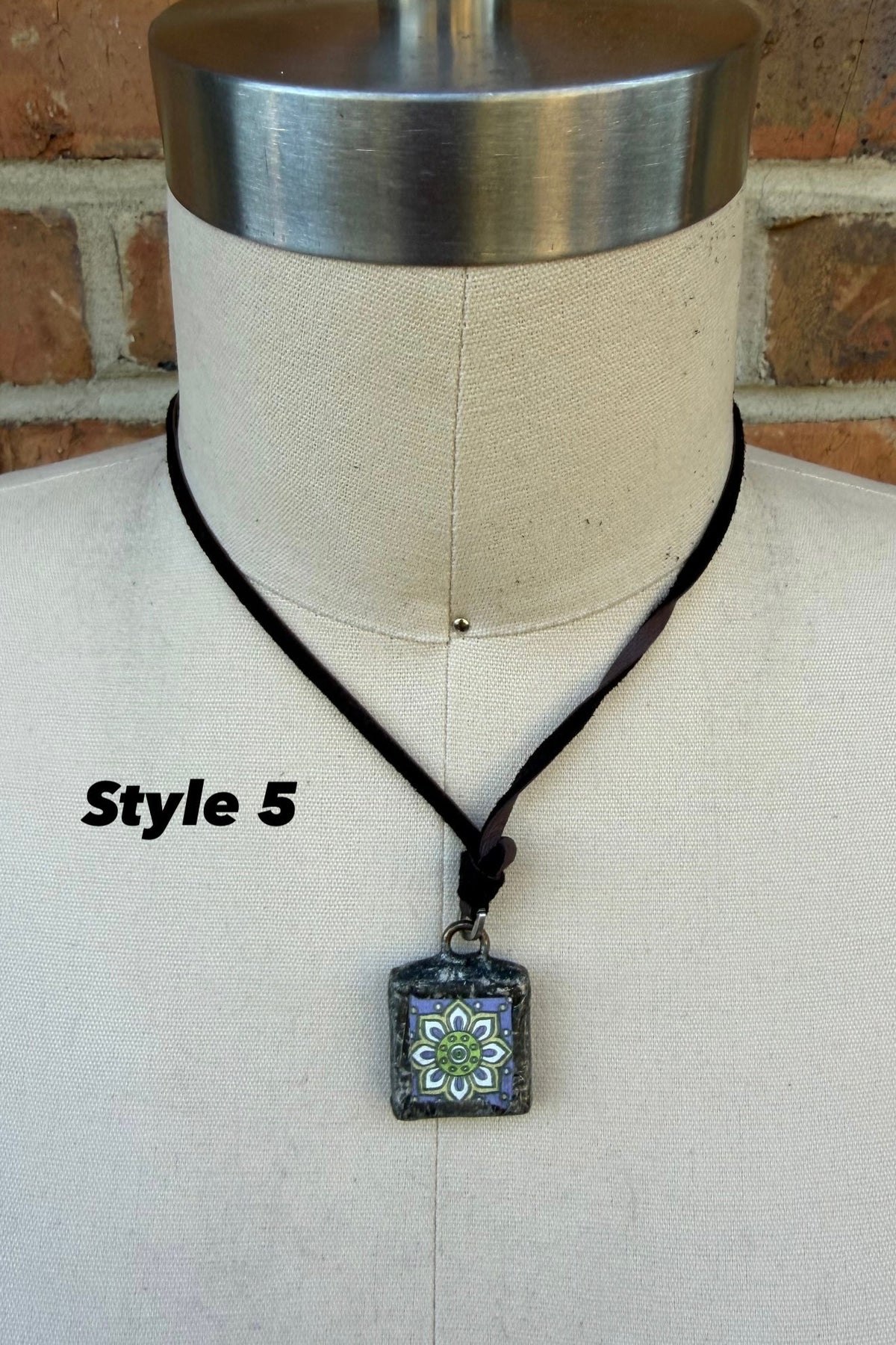 Soldered Art Square Choker Necklace - ivyandlavyboutique ivyandlavyboutique