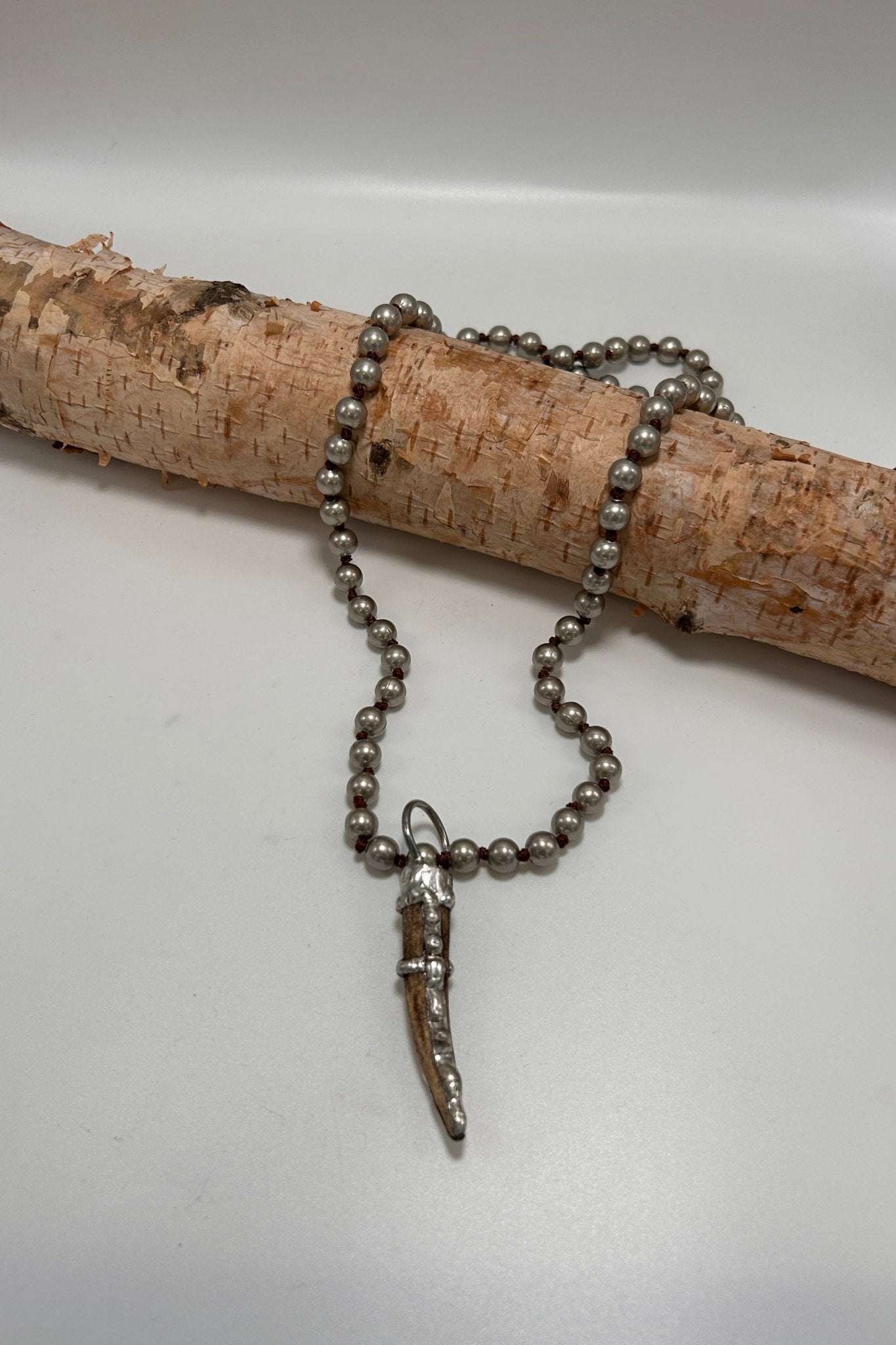 Soldered Baby Horn Necklace - ivyandlavyboutique ivyandlavyboutique